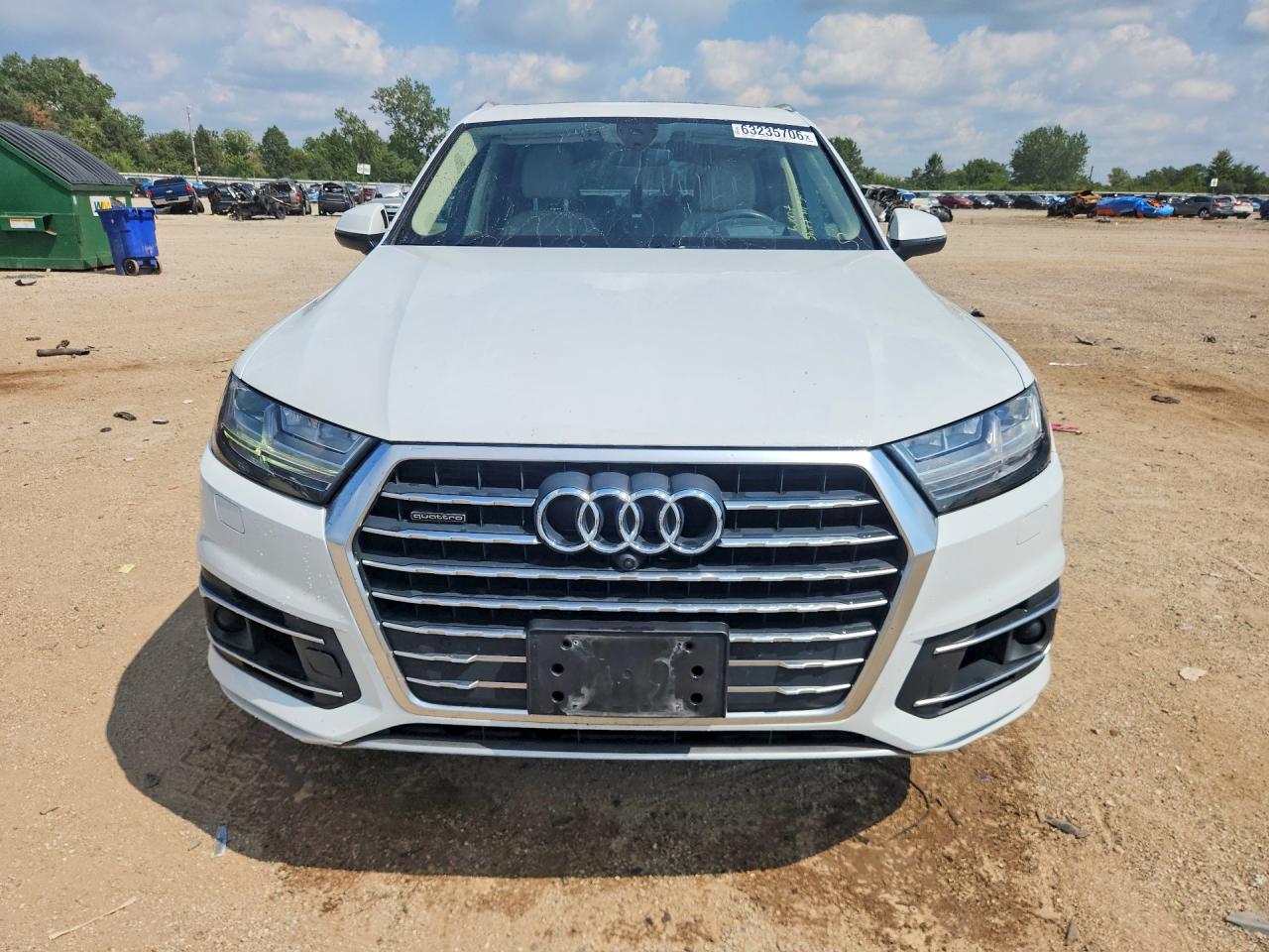 2018 Audi Q7 Prestige Белый vin: WA1VAAF78JD029599
