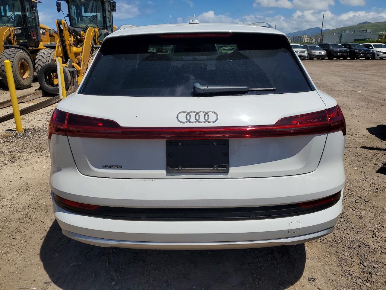 2019 Audi E-tron Prestige White vin: WA1VAAGE2KB022741