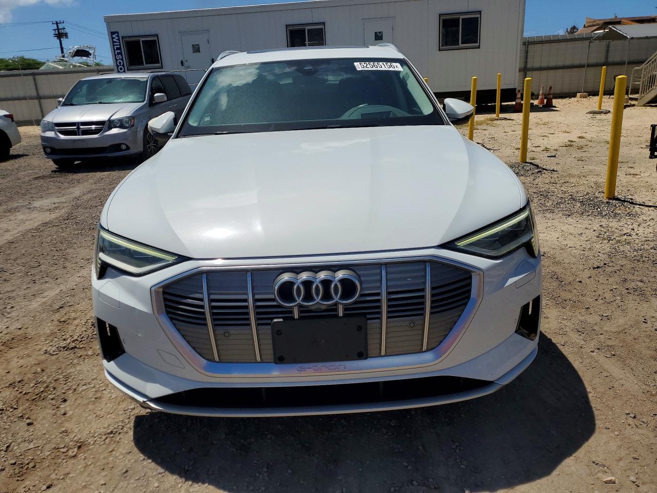 2019 Audi E-tron Prestige White vin: WA1VAAGE2KB022741