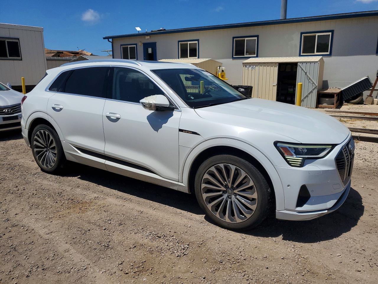 2019 Audi E-tron Prestige White vin: WA1VAAGE2KB022741