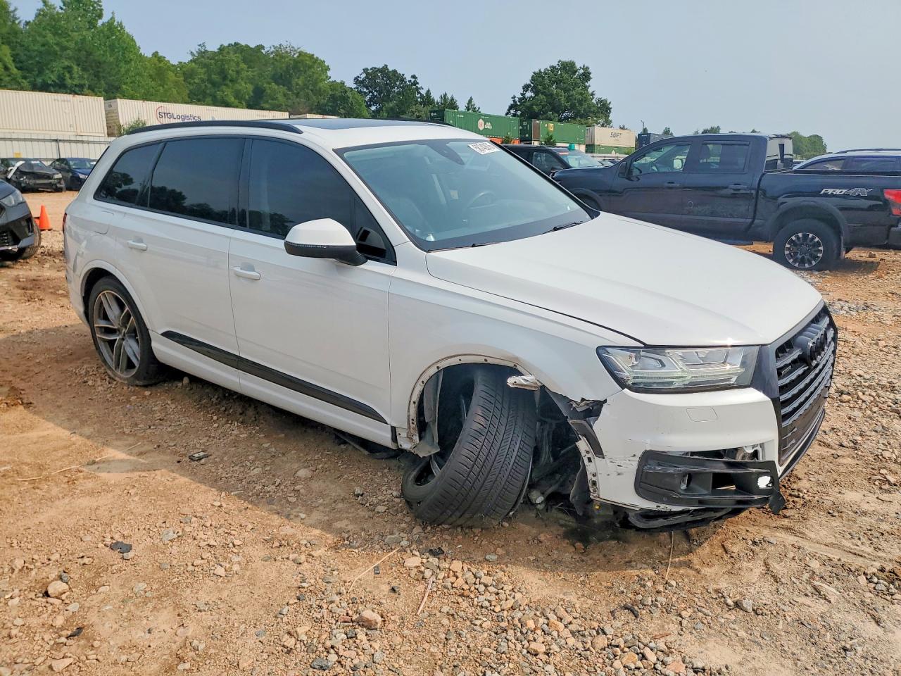 2017 Audi Q7 Prestige White vin: WA1VABF76HD041749