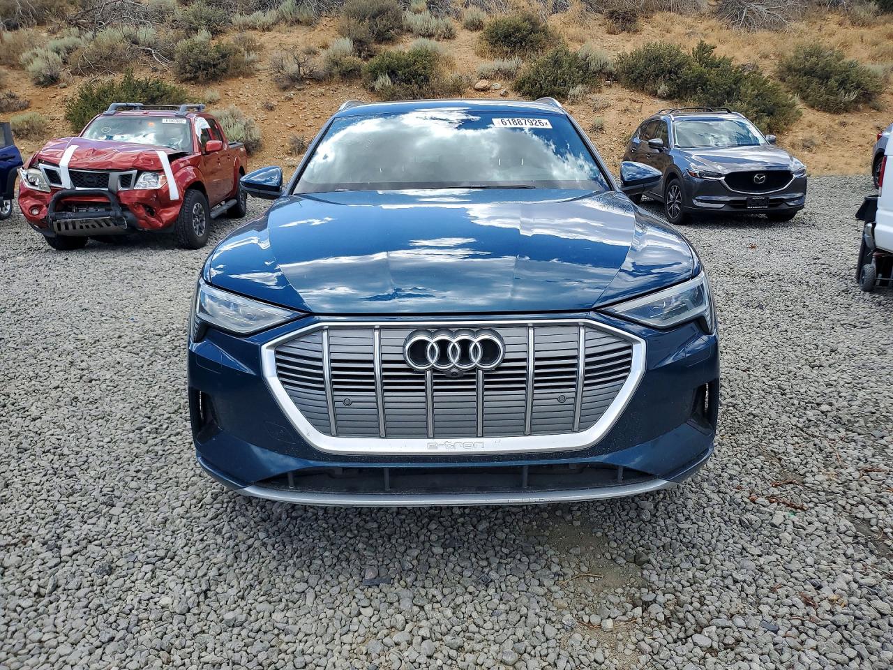 2021 Audi E-tron Prestige Blue vin: WA1VABGE4MB041252