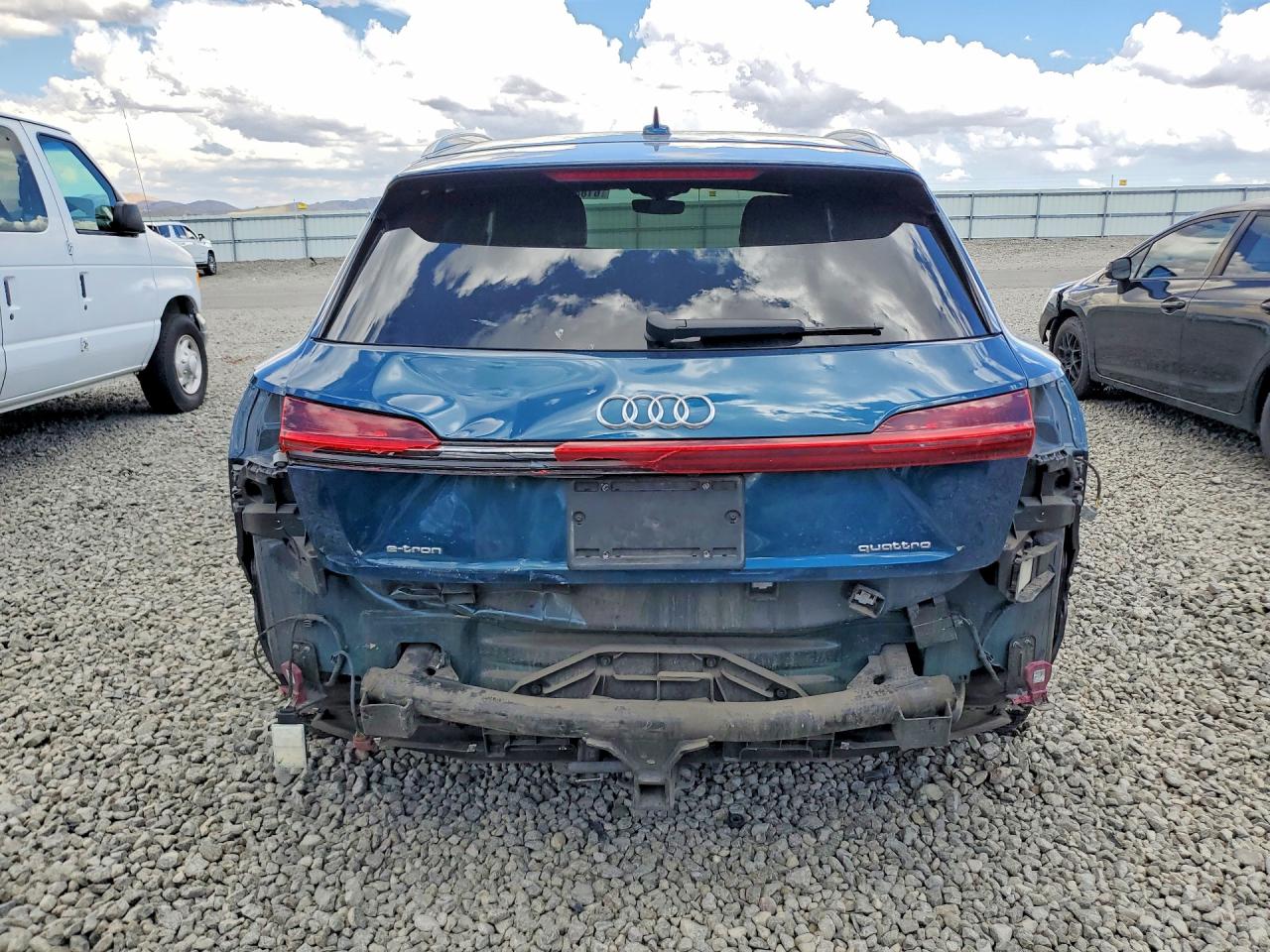 2021 Audi E-tron Prestige Blue vin: WA1VABGE4MB041252