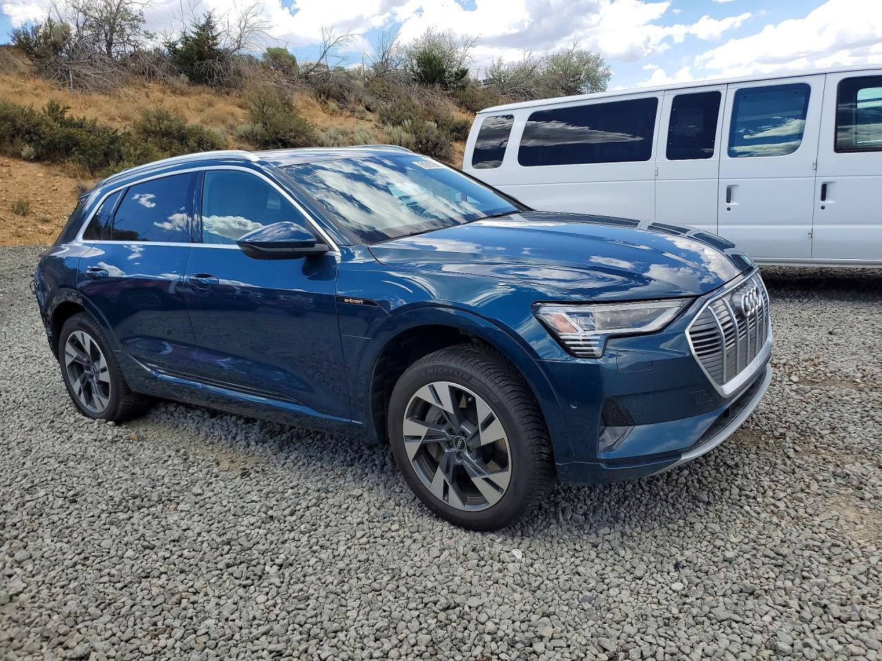 2021 Audi E-tron Prestige Blue vin: WA1VABGE4MB041252