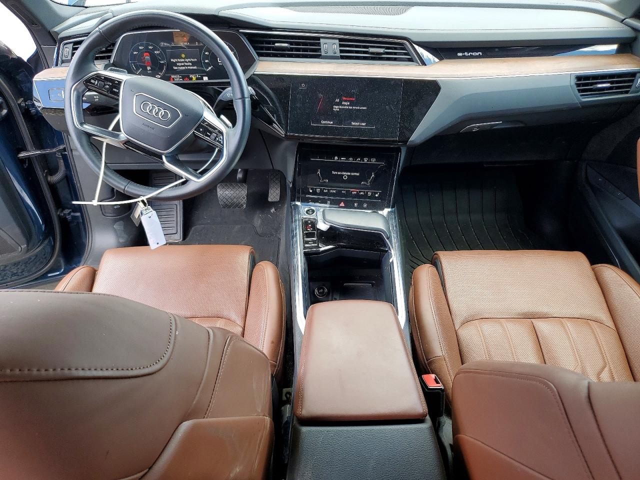 2021 Audi E-tron Prestige Blue vin: WA1VABGE4MB041252