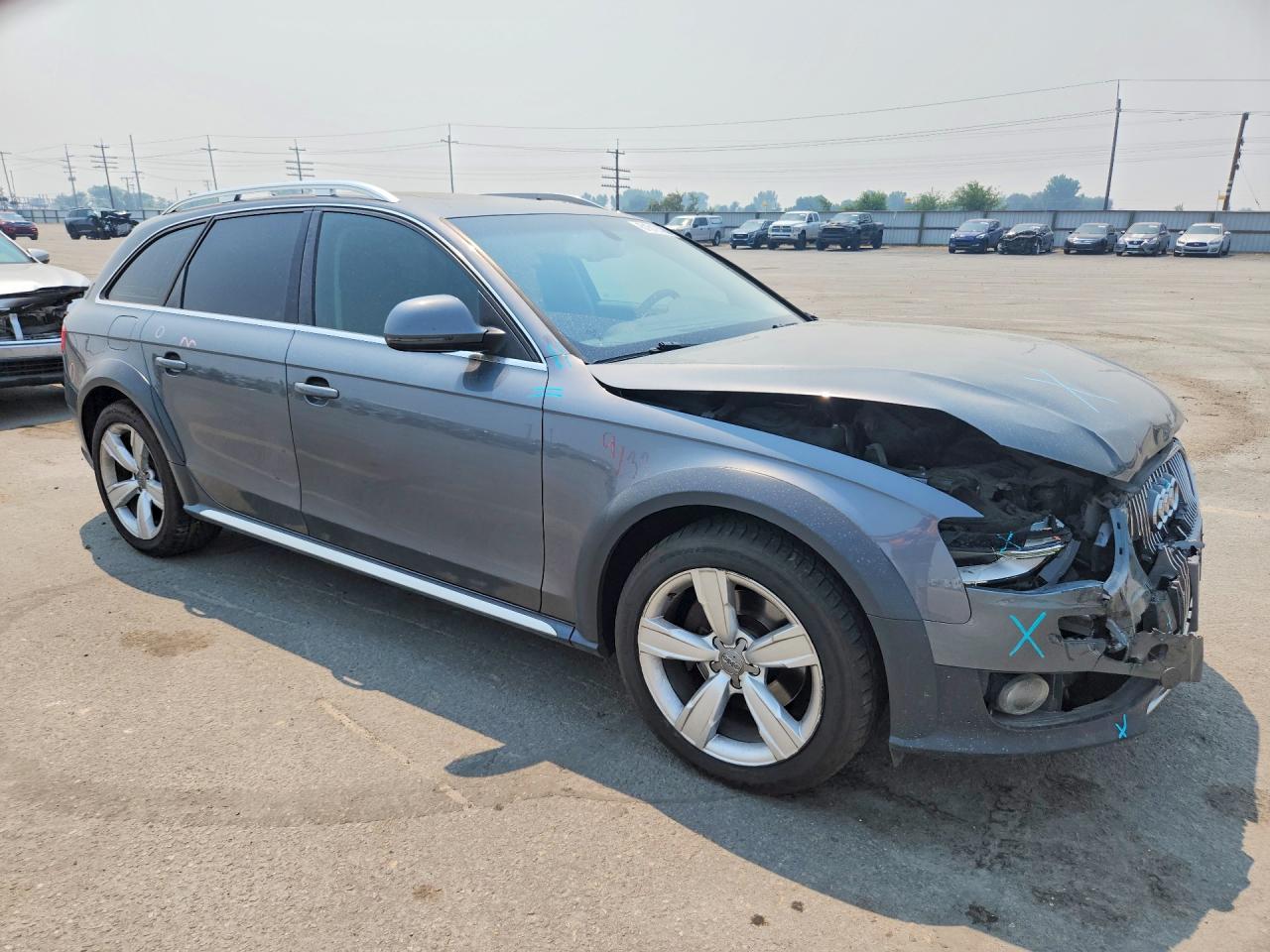 2014 Audi A4 Allroad Prestige Gray vin: WA1VFAFL1EA060165