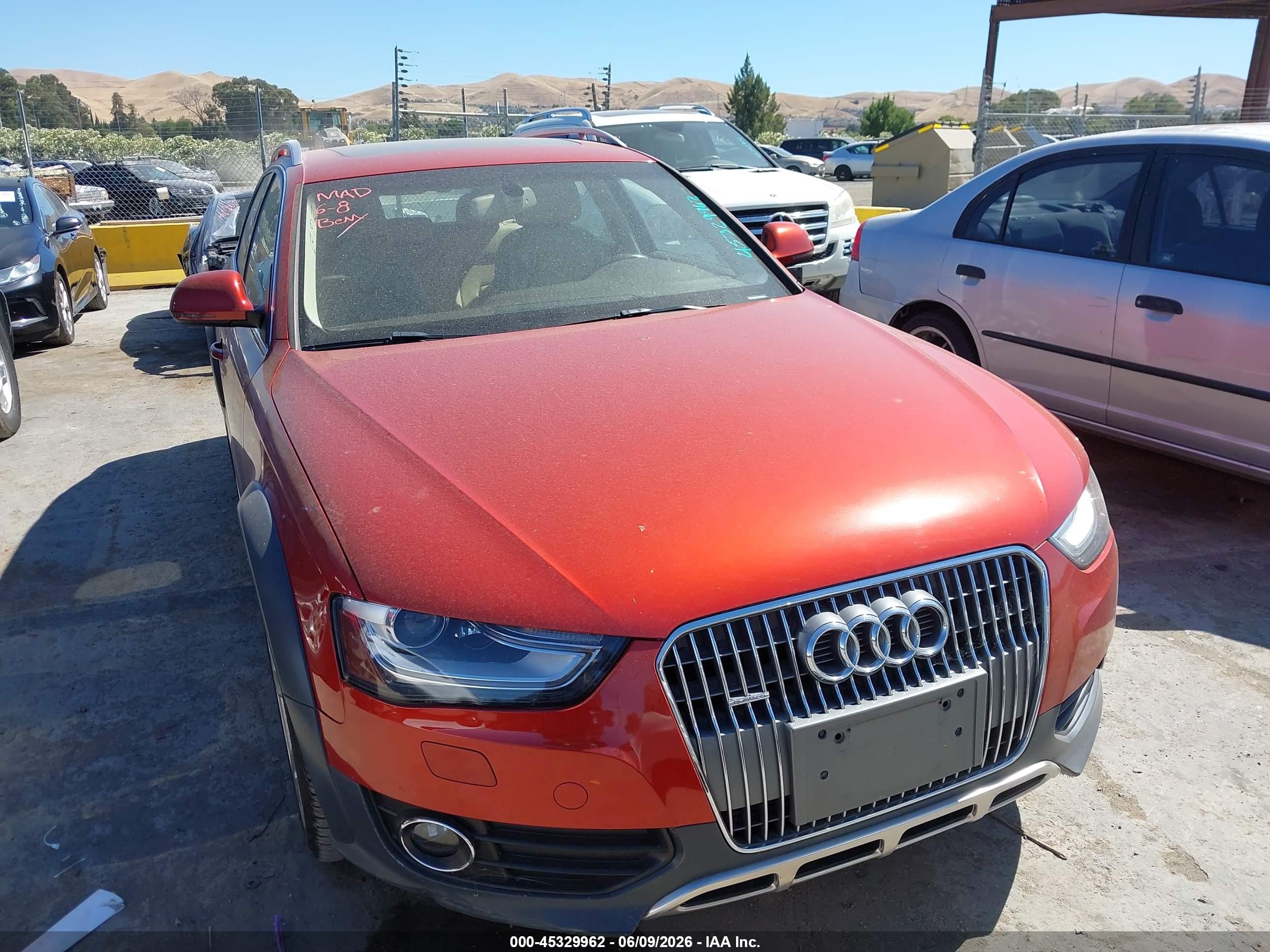 2013 Audi Allroad 2.0t Premium Orange vin: WA1VFAFL5DA177262