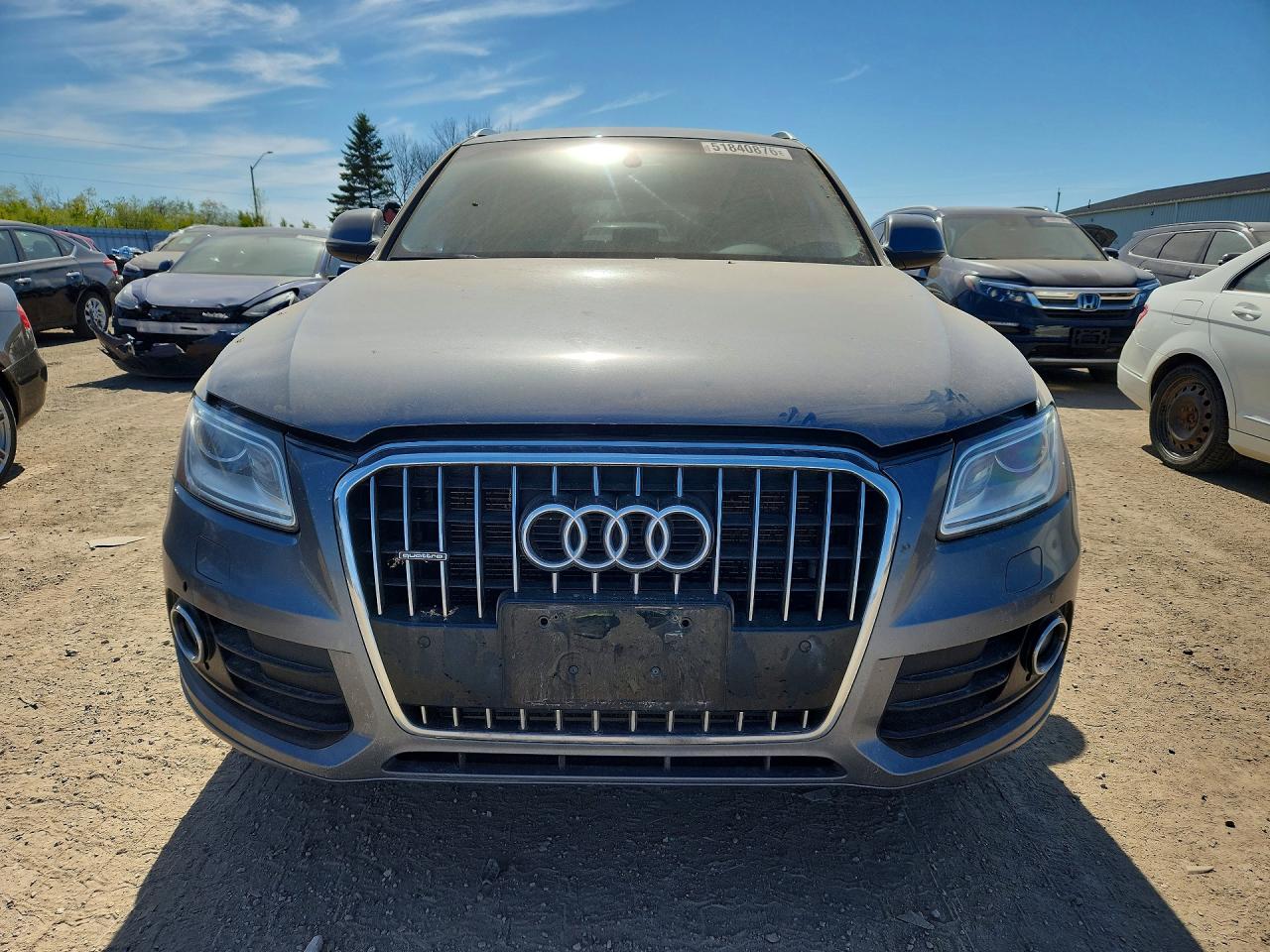 2013 Audi Q5 Premium Plus Gray vin: WA1VFCFP3DA002703