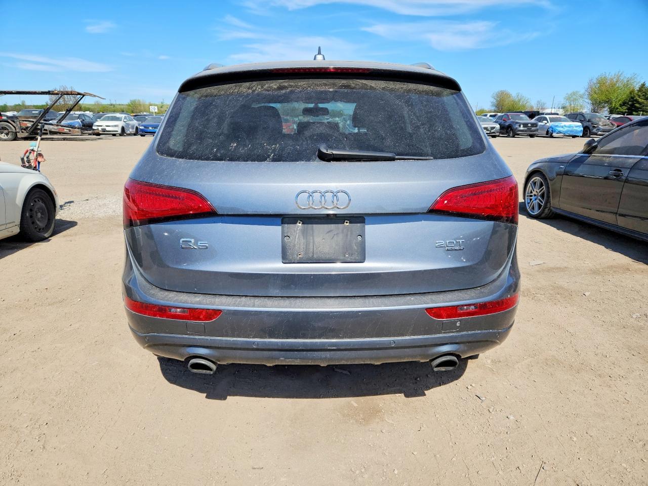 2013 Audi Q5 Premium Plus Gray vin: WA1VFCFP3DA002703