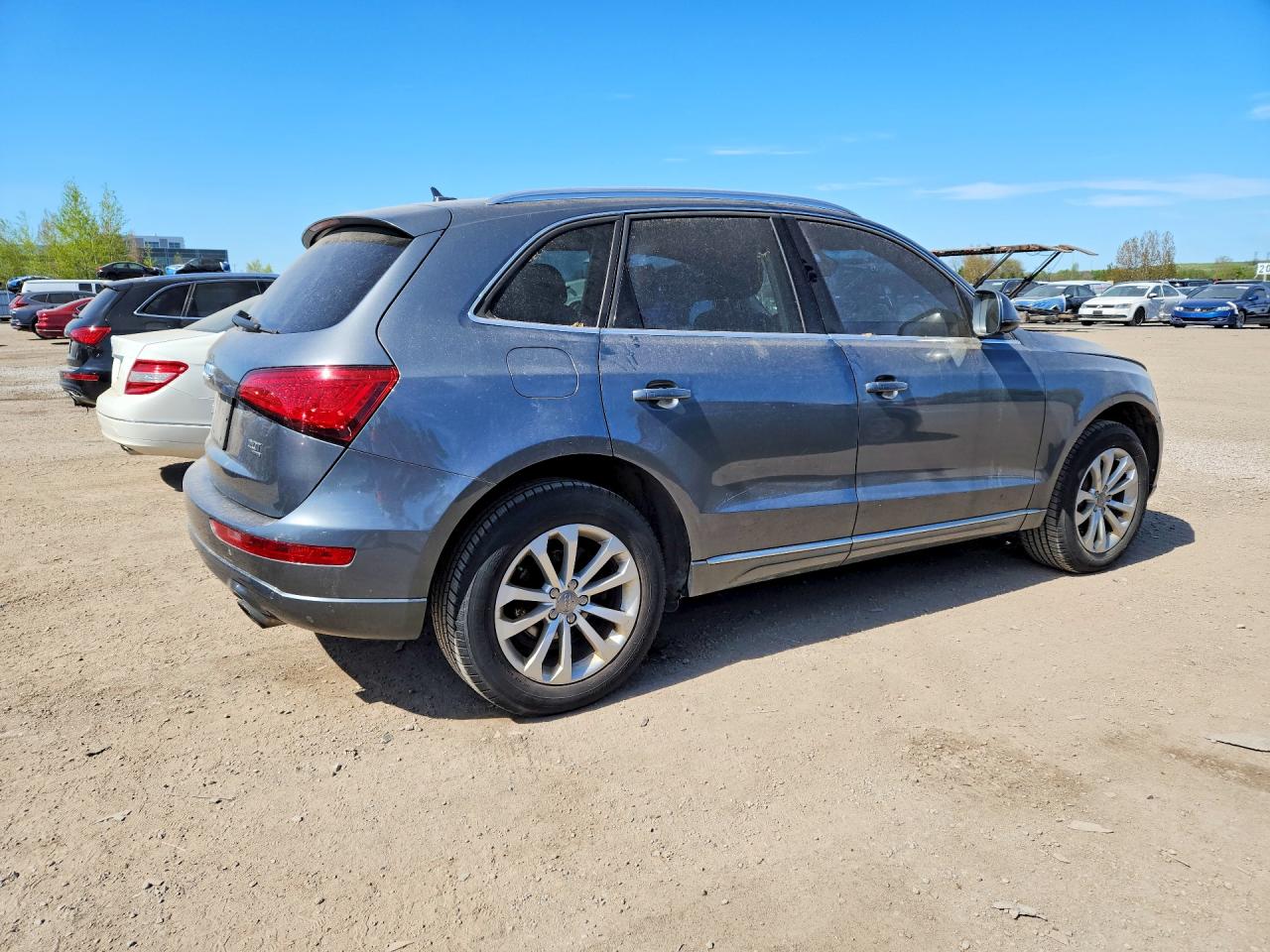 2013 Audi Q5 Premium Plus Gray vin: WA1VFCFP3DA002703