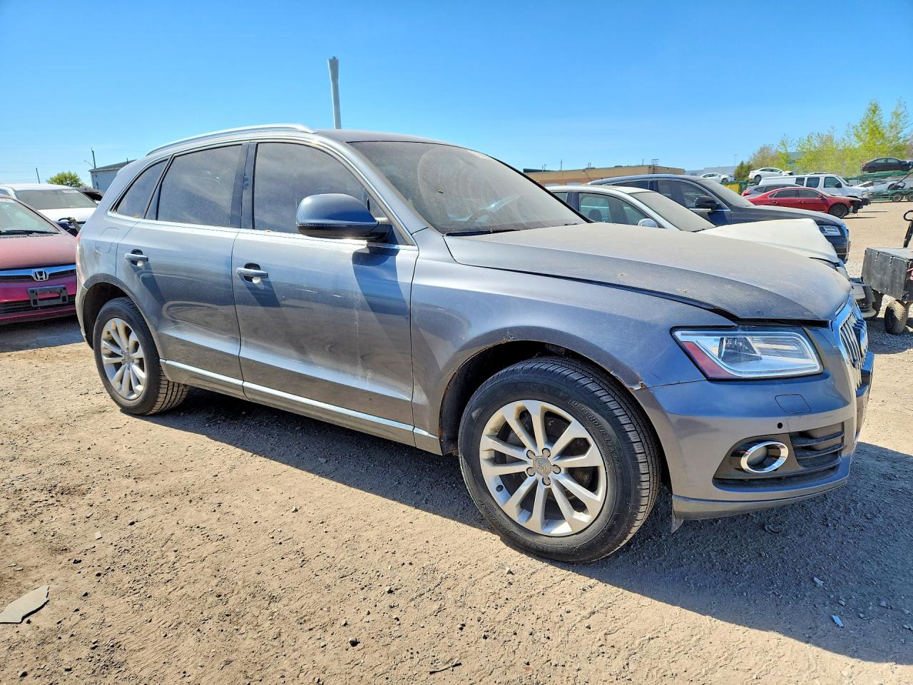2013 Audi Q5 Premium Plus Gray vin: WA1VFCFP3DA002703