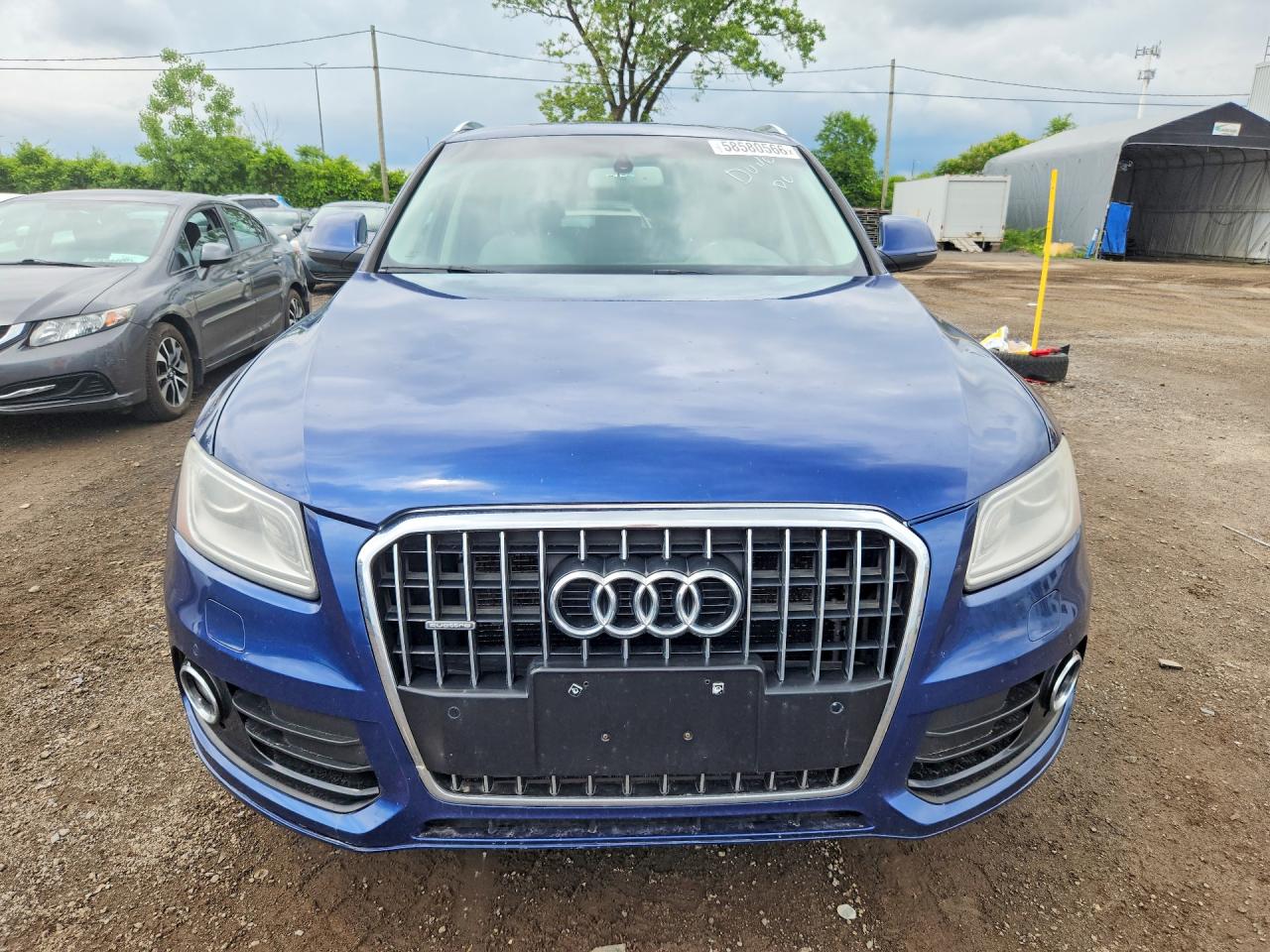 2013 Audi Q5 Premium Plus Blue vin: WA1VFCFP3DA090796
