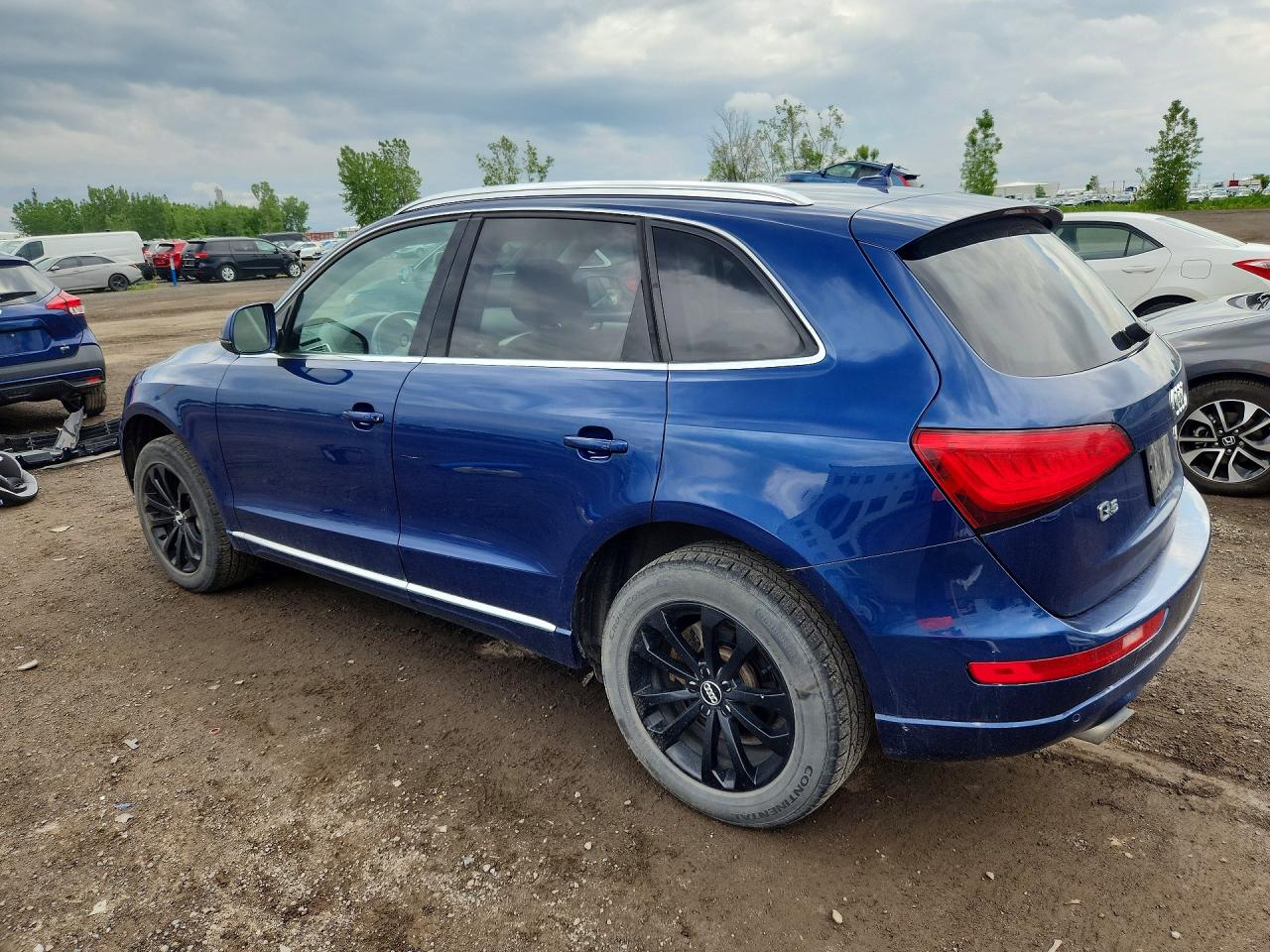 2013 Audi Q5 Premium Plus Blue vin: WA1VFCFP3DA090796