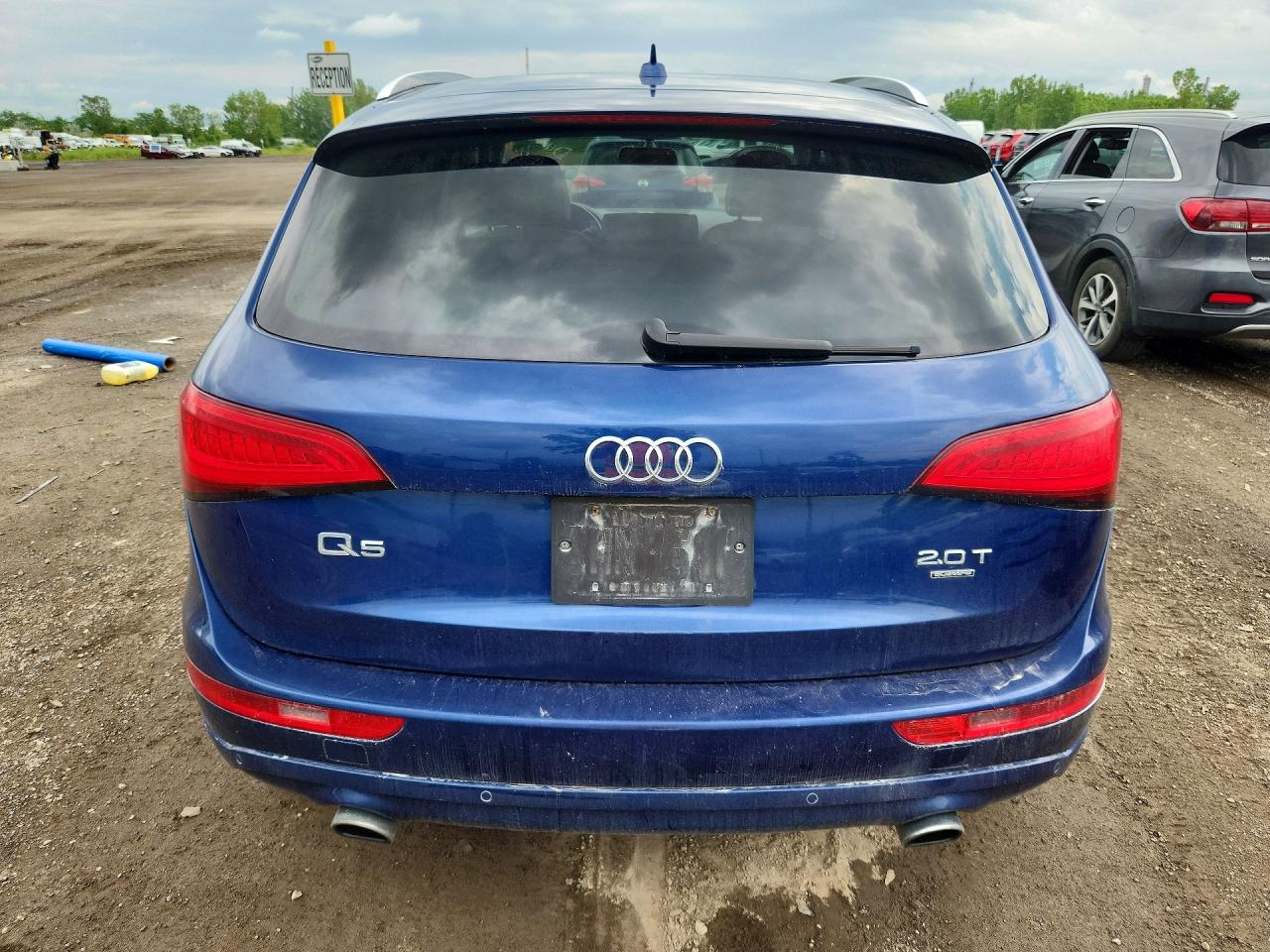 2013 Audi Q5 Premium Plus Blue vin: WA1VFCFP3DA090796