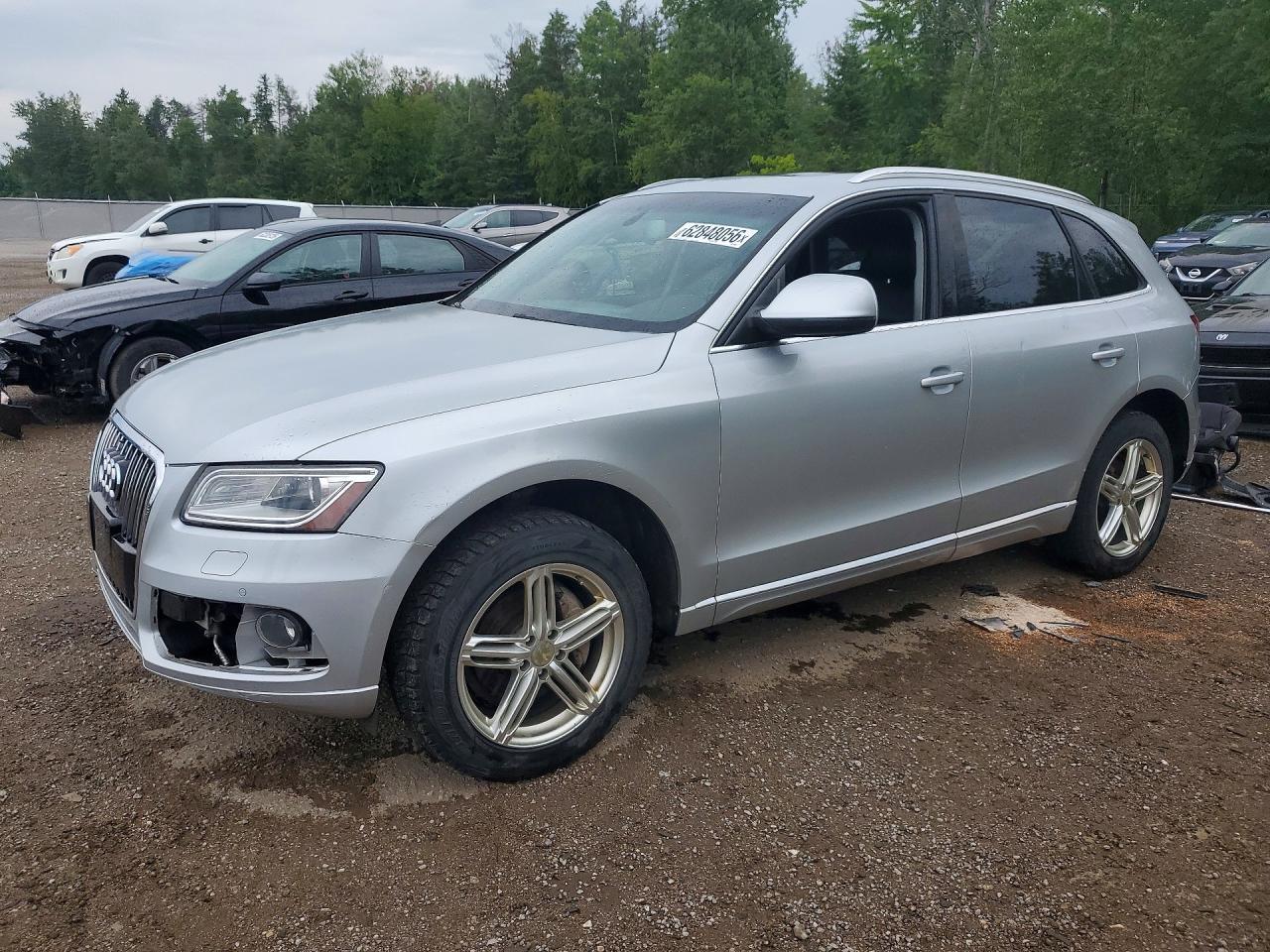 2013 Audi Q5 Premium Plus Silver vin: WA1VFCFP9DA006982