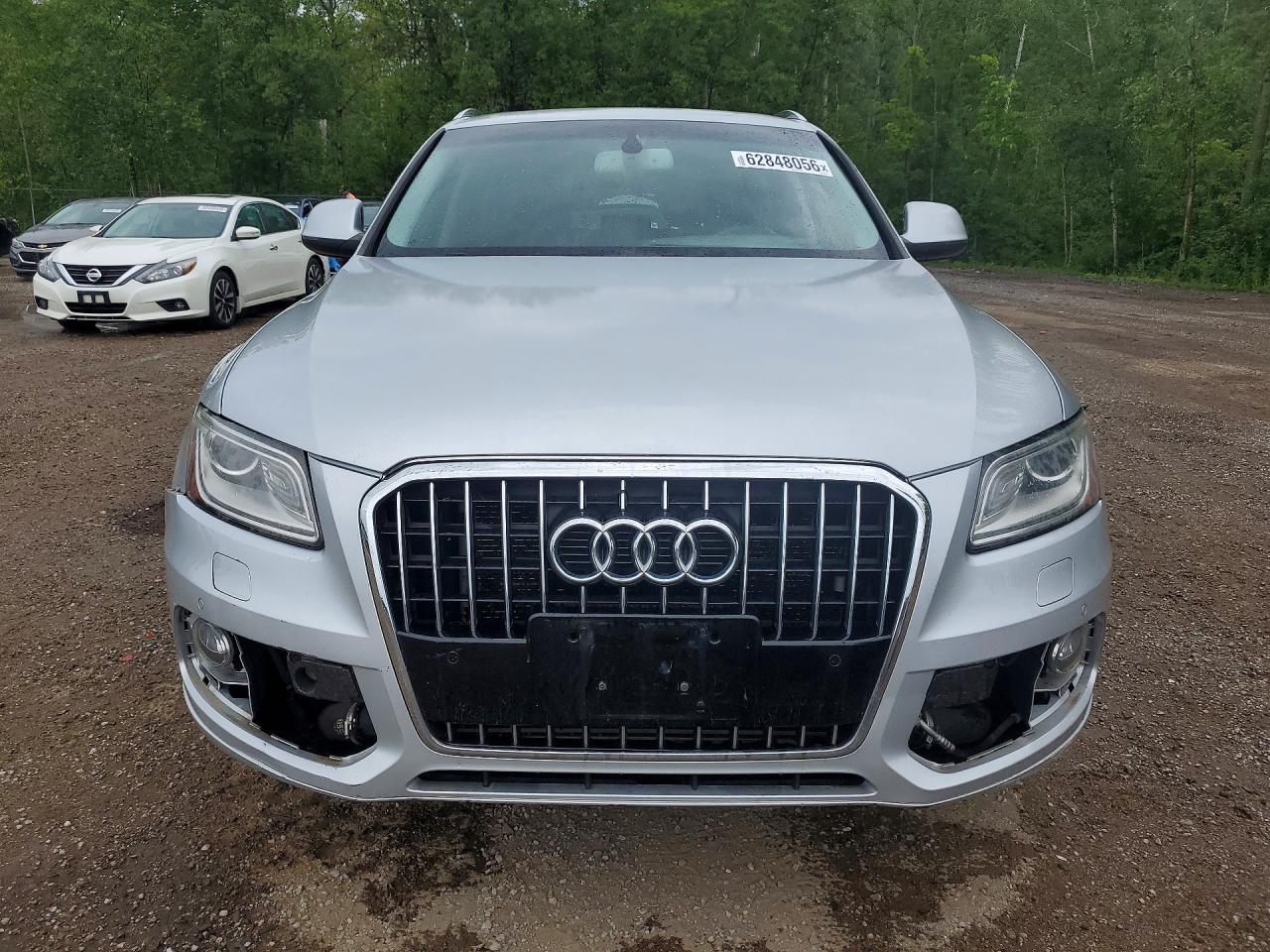 2013 Audi Q5 Premium Plus Серебряный vin: WA1VFCFP9DA006982