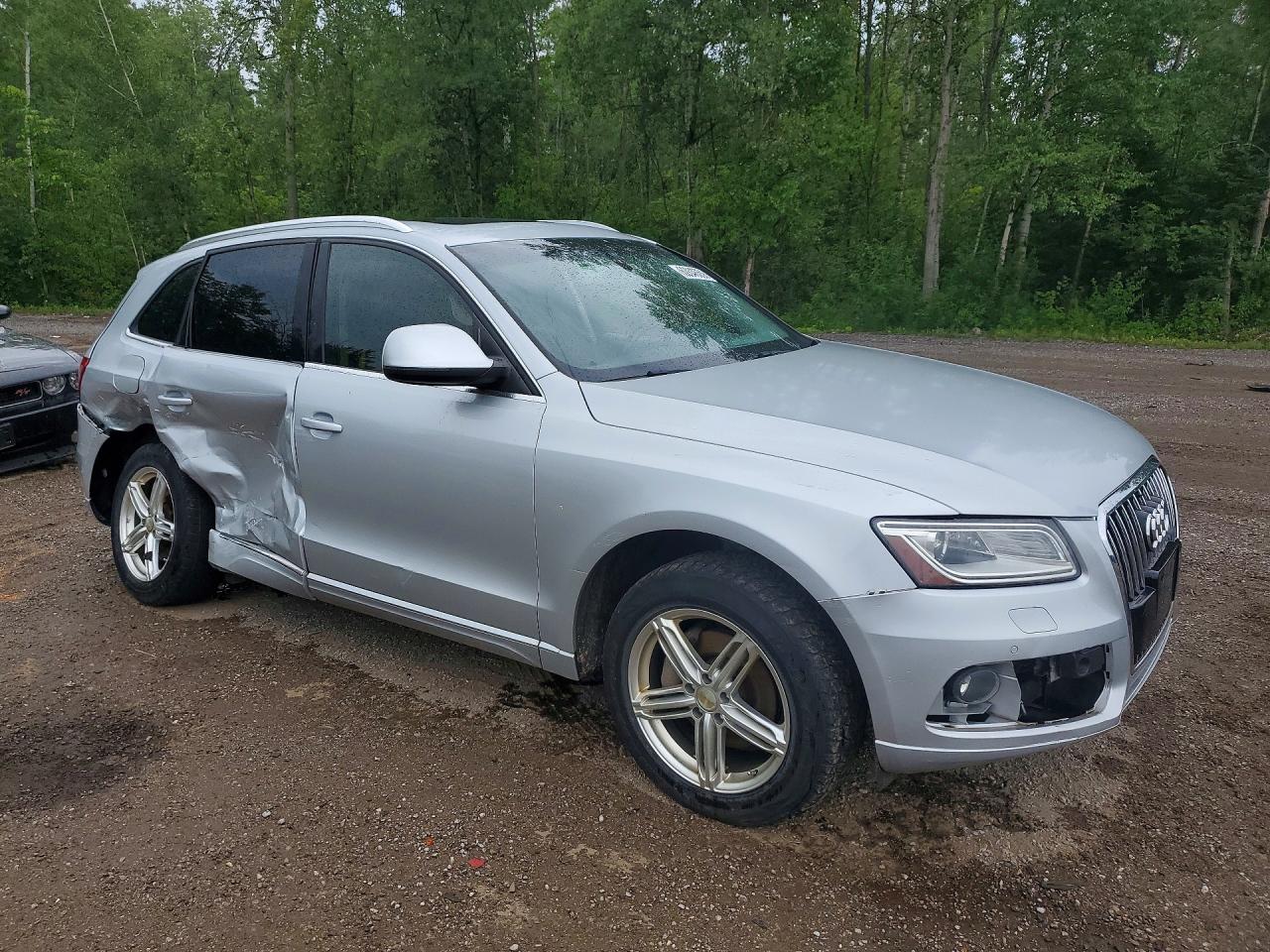 2013 Audi Q5 Premium Plus Серебряный vin: WA1VFCFP9DA006982