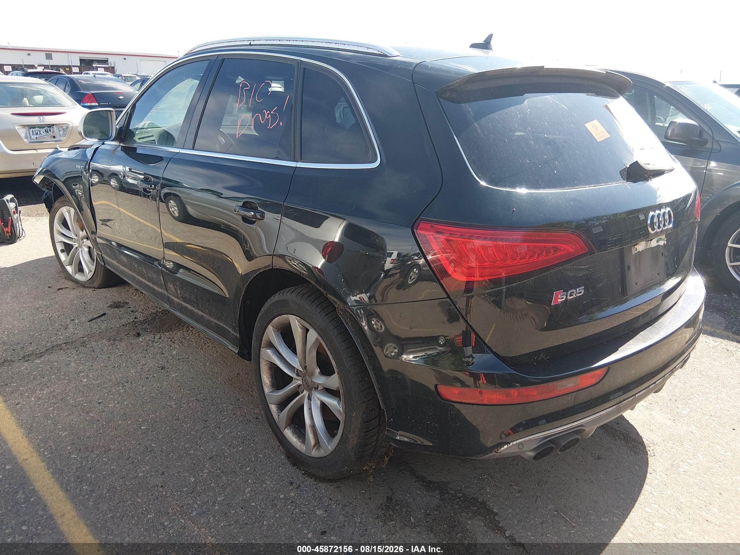 2014 Audi Sq5 3.0t Premium Plus Black vin: WA1VGAFP1EA020636