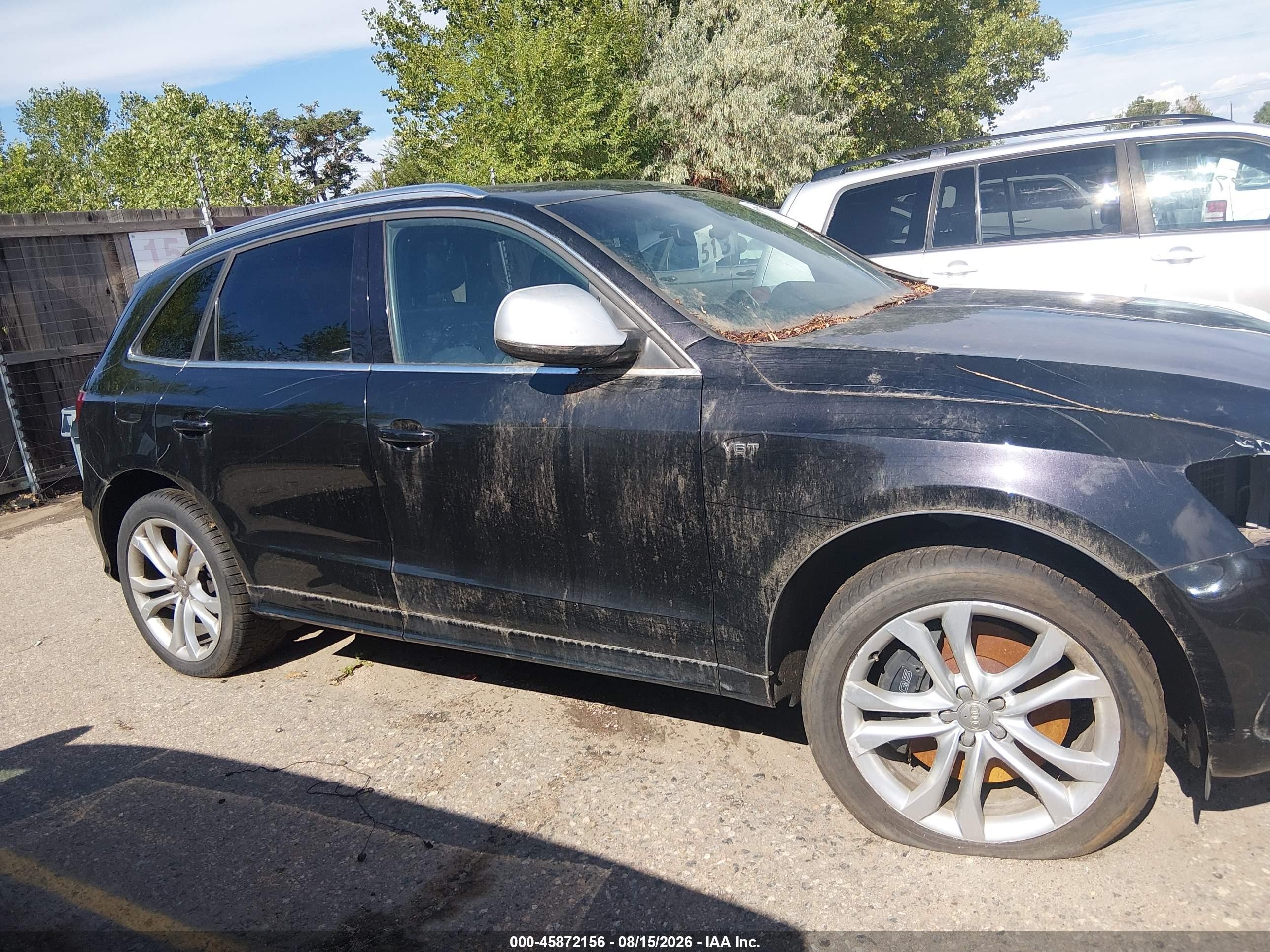 2014 Audi Sq5 3.0t Premium Plus Black vin: WA1VGAFP1EA020636
