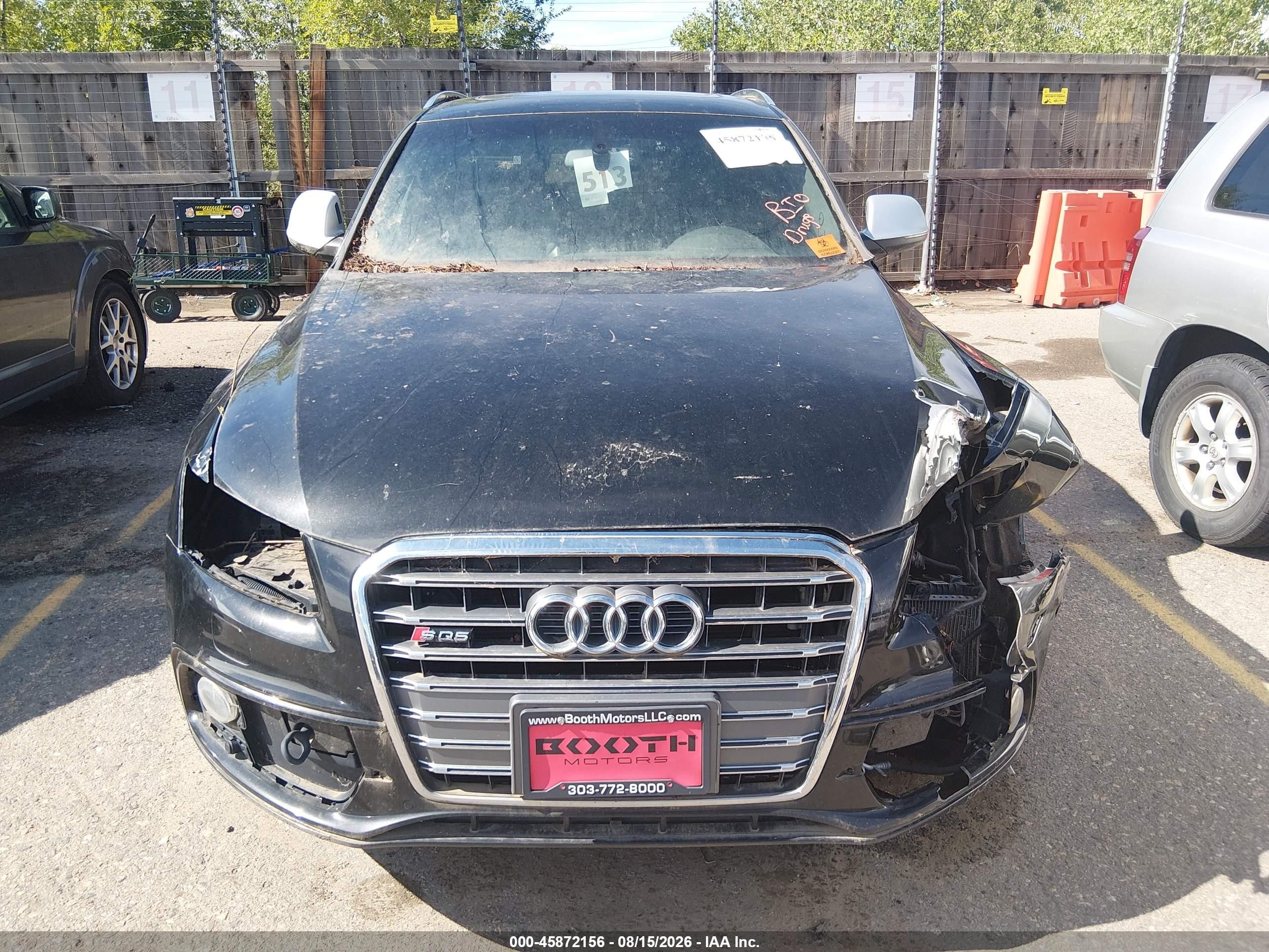 2014 Audi Sq5 3.0t Premium Plus Black vin: WA1VGAFP1EA020636