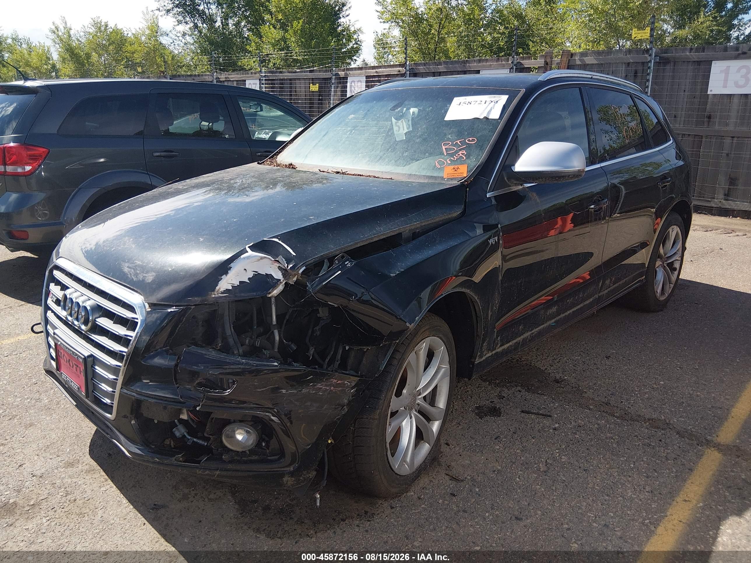 2014 Audi Sq5 3.0t Premium Plus Black vin: WA1VGAFP1EA020636