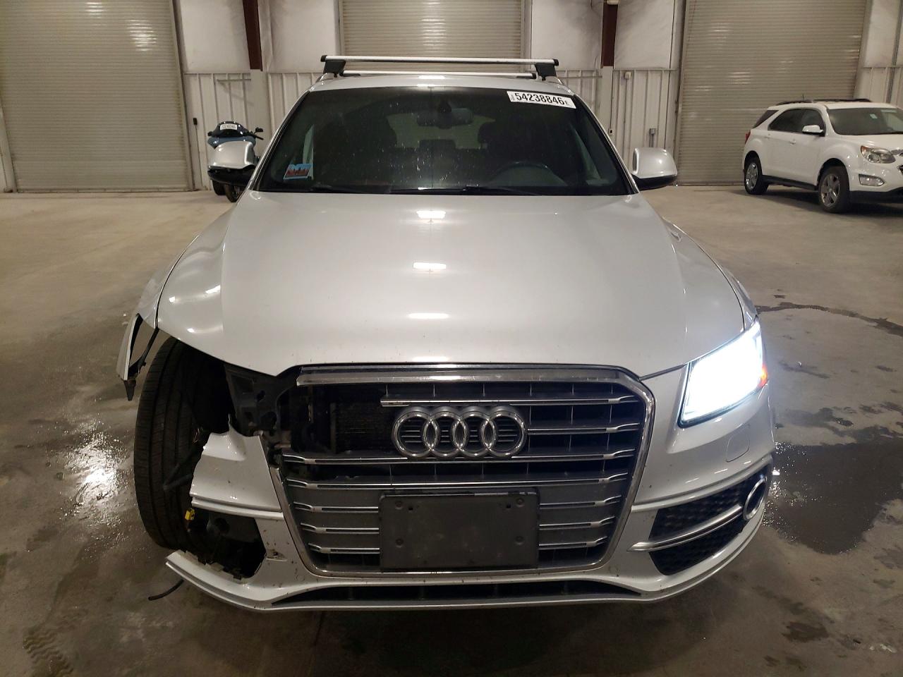 2014 Audi Sq5 Prestige Silver vin: WA1VGAFP2EA020483