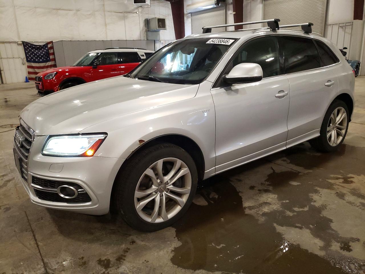 2014 Audi Sq5 Prestige Silver vin: WA1VGAFP2EA020483