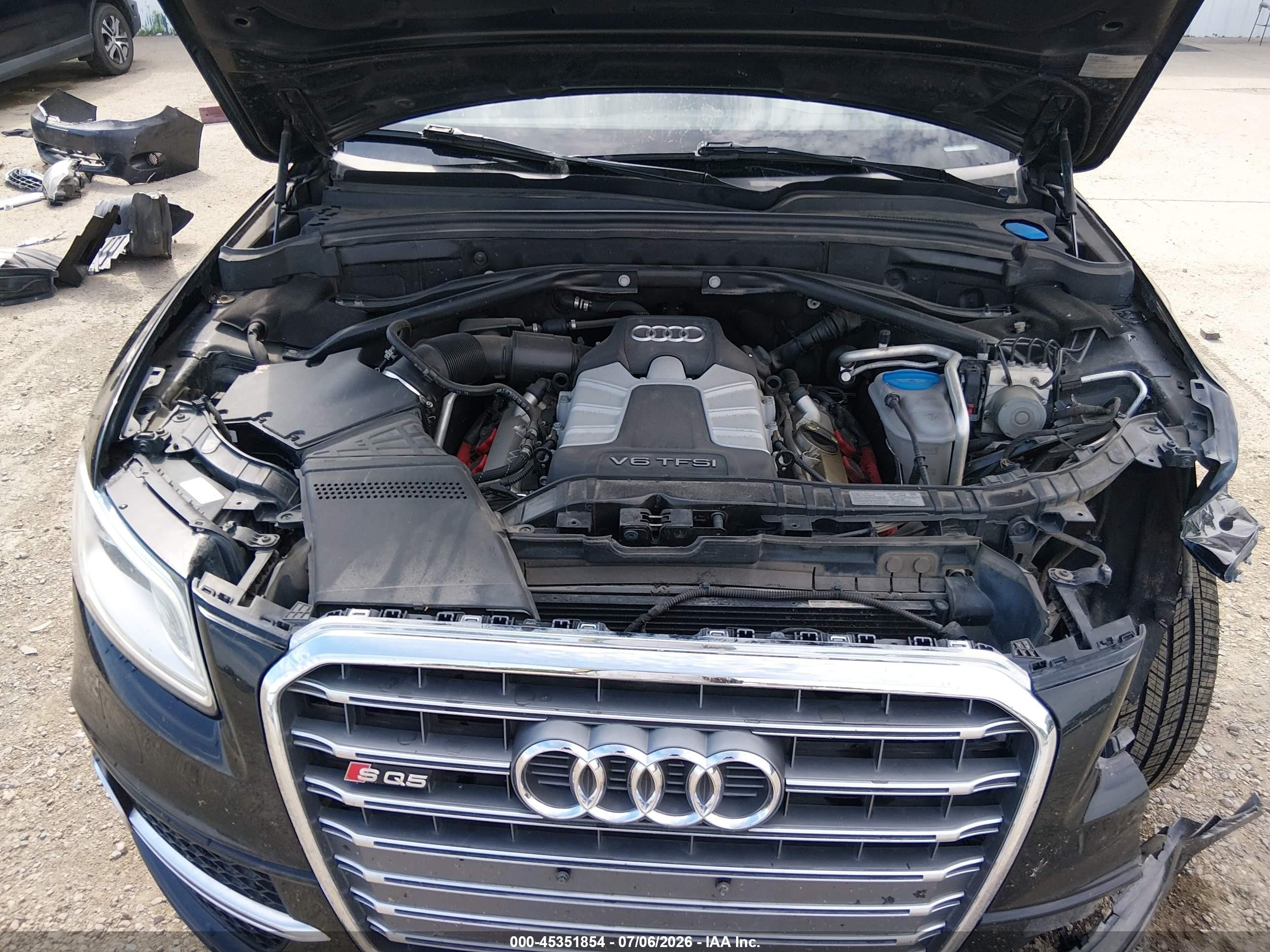 2014 Audi Sq5 3.0t Premium Plus Черный vin: WA1VGAFP4EA035292
