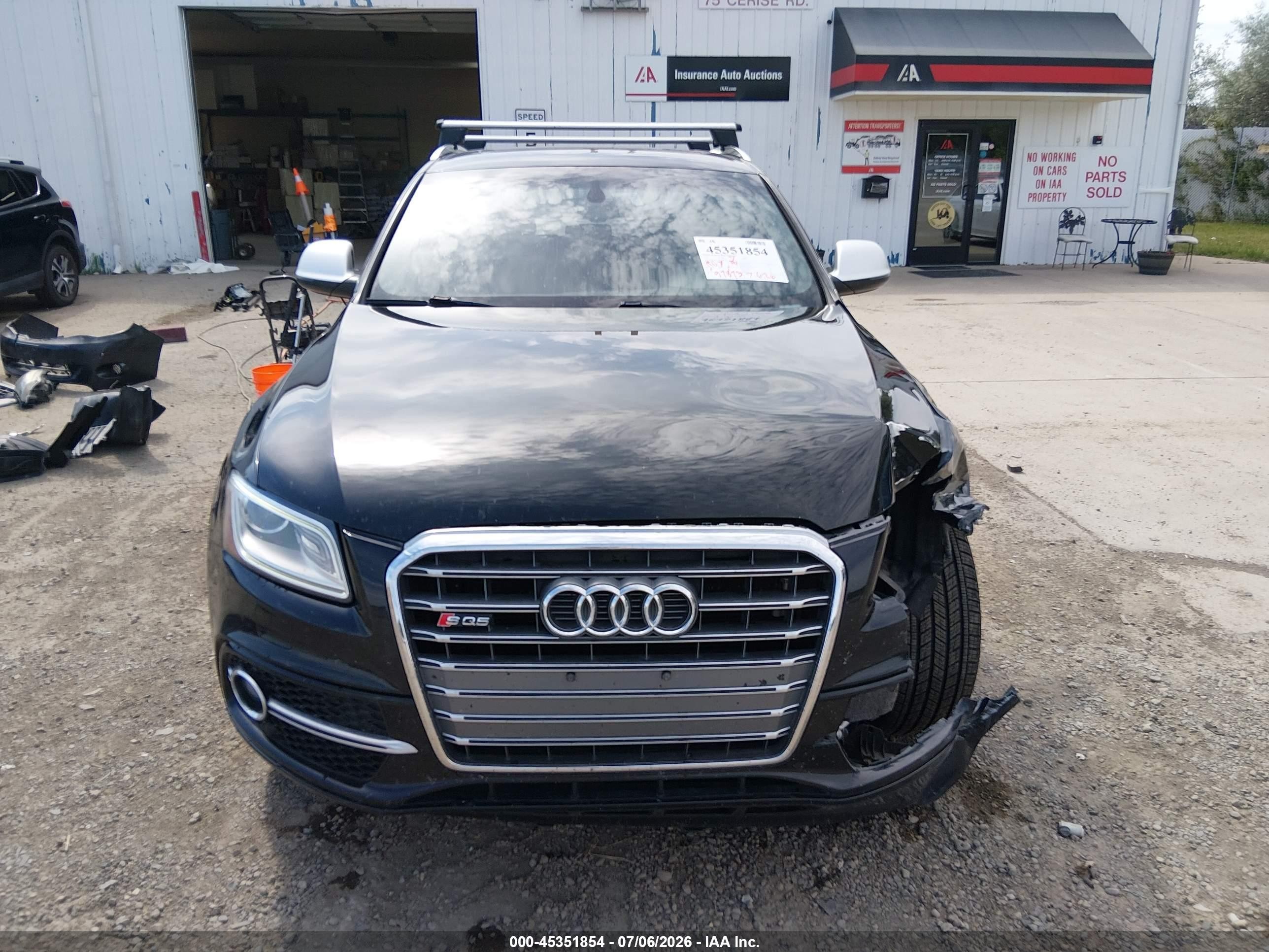 2014 Audi Sq5 3.0t Premium Plus Черный vin: WA1VGAFP4EA035292