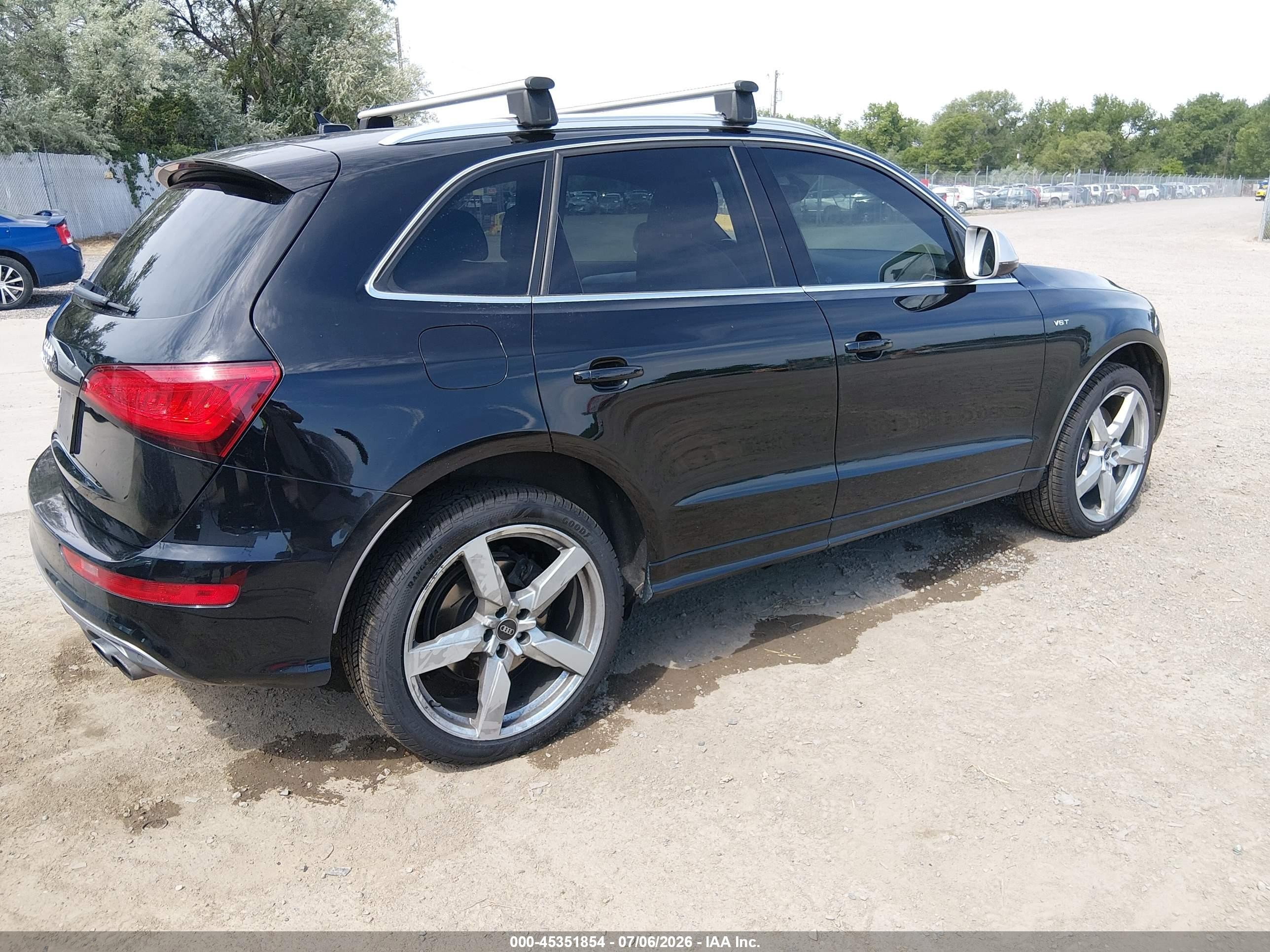 2014 Audi Sq5 3.0t Premium Plus Черный vin: WA1VGAFP4EA035292