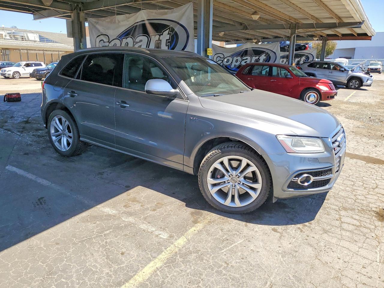2014 Audi Sq5 Prestige Gray vin: WA1VGAFP6EA027551