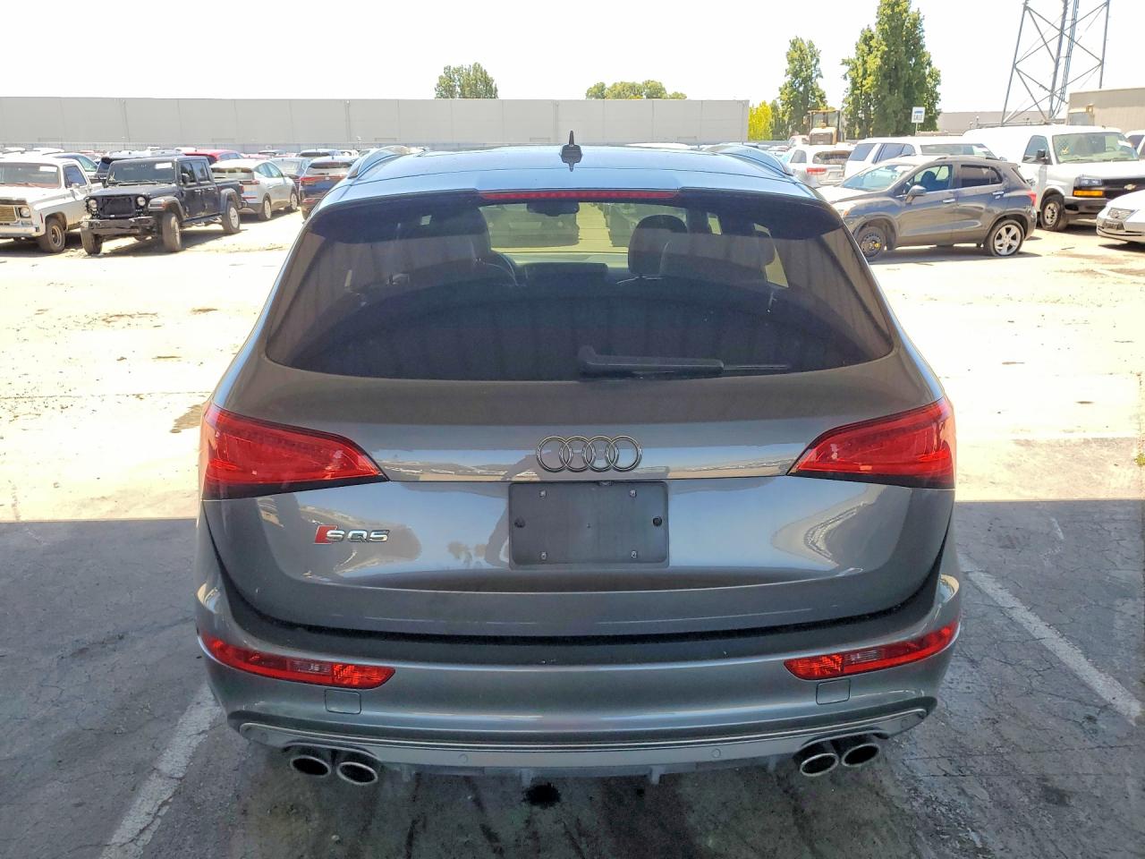 2014 Audi Sq5 Prestige Gray vin: WA1VGAFP6EA027551