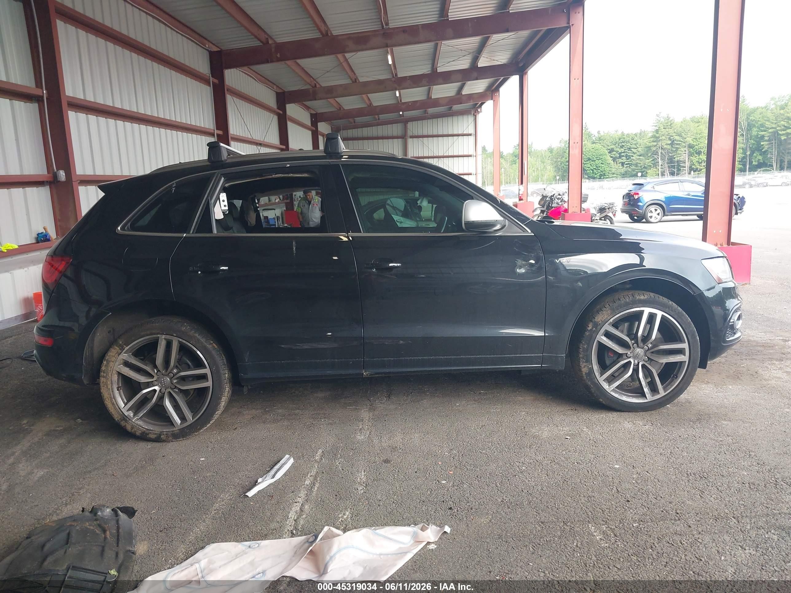 2014 Audi Sq5 3.0t Premium Plus Black vin: WA1VGAFP9EA036003