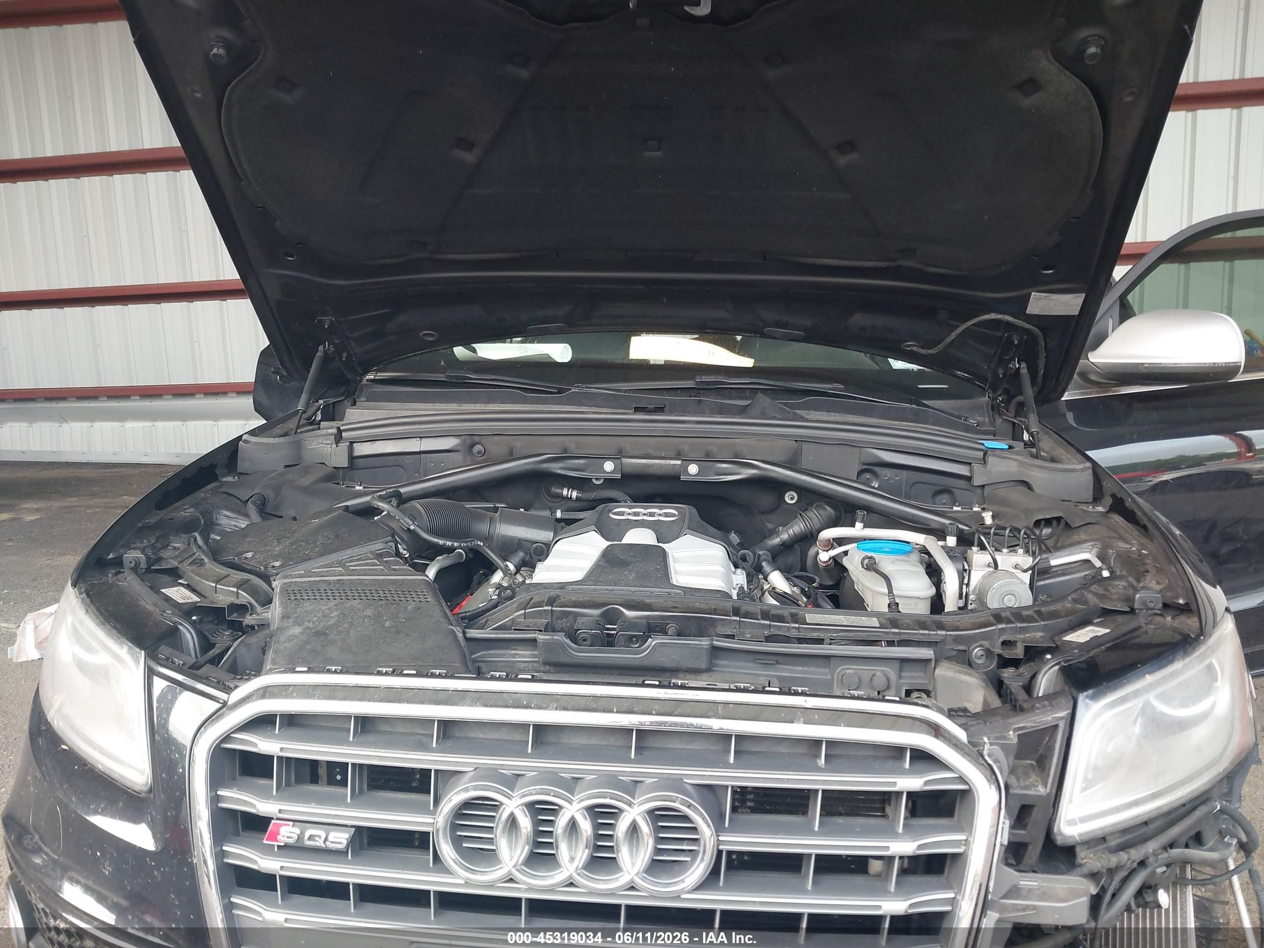 2014 Audi Sq5 3.0t Premium Plus Black vin: WA1VGAFP9EA036003