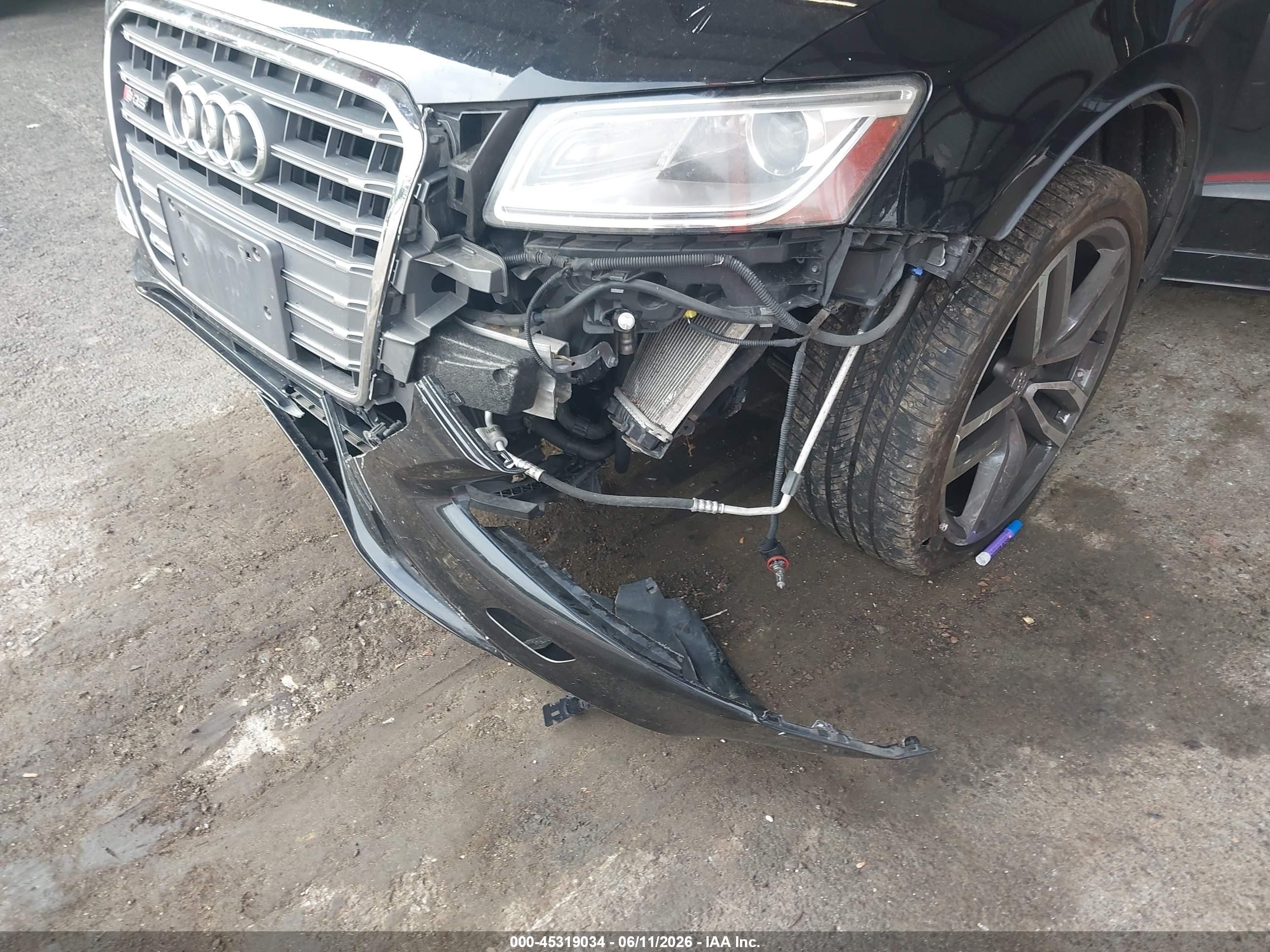 2014 Audi Sq5 3.0t Premium Plus Black vin: WA1VGAFP9EA036003