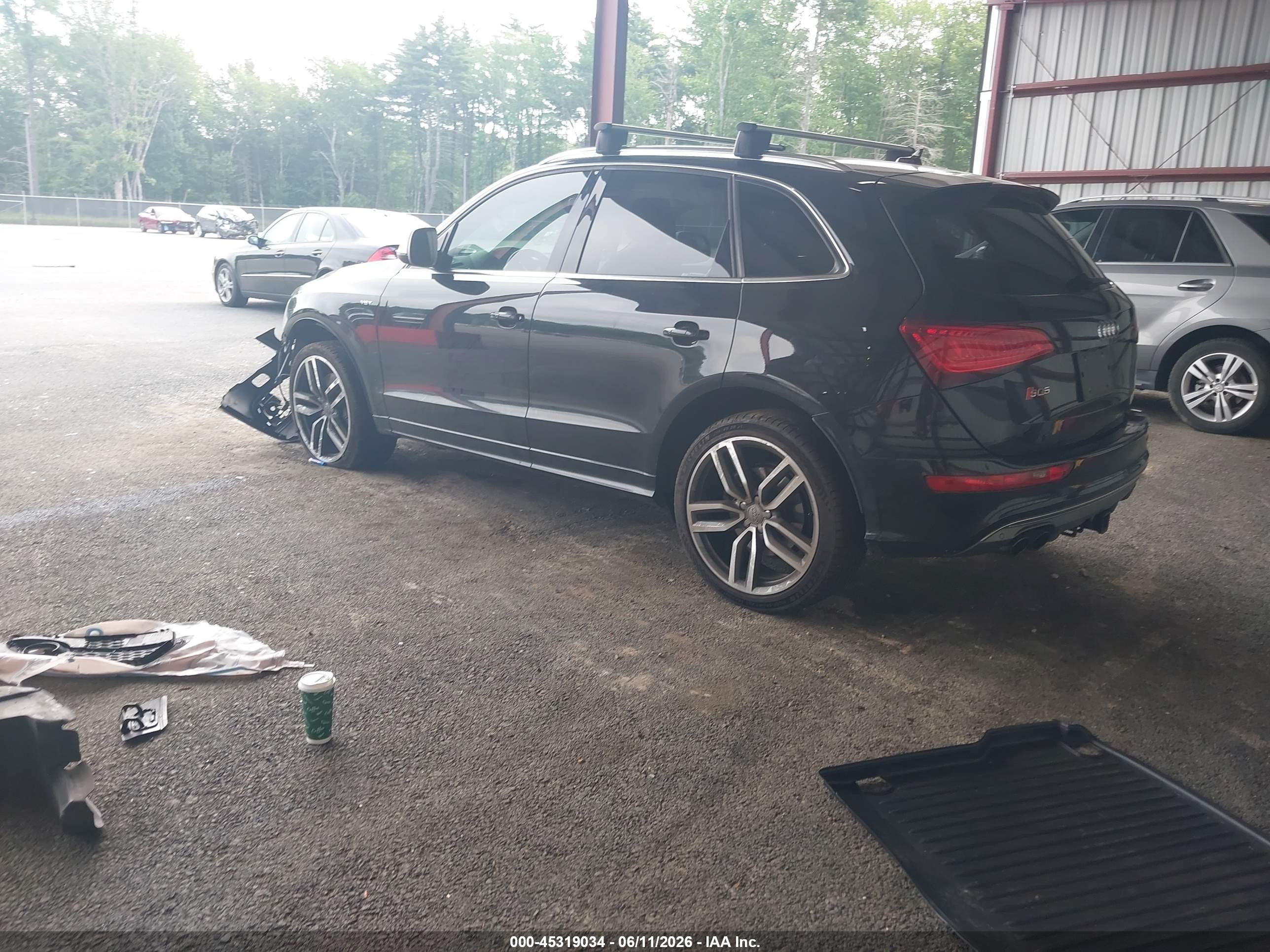 2014 Audi Sq5 3.0t Premium Plus Black vin: WA1VGAFP9EA036003