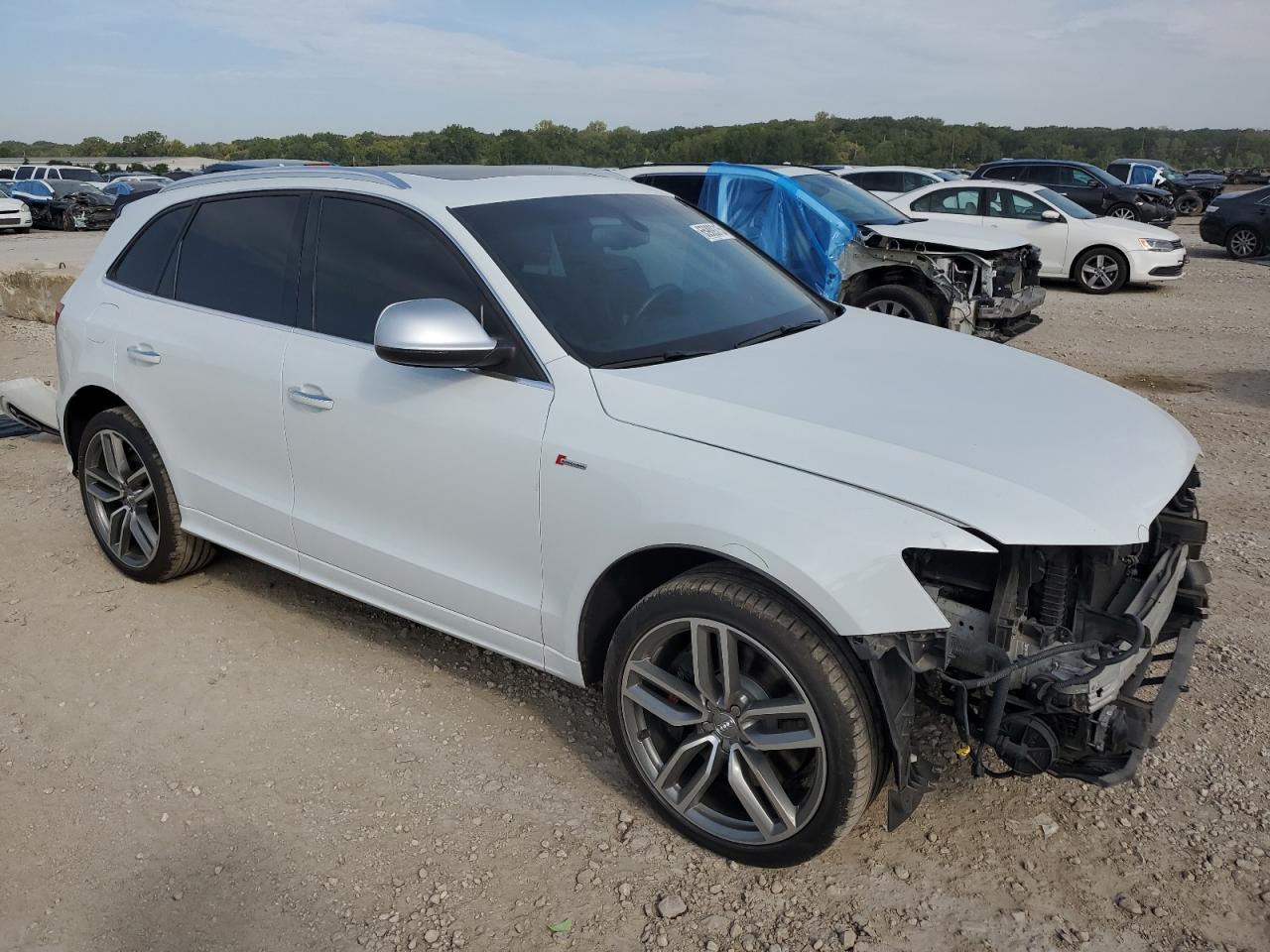 2015 Audi Sq5 Prestige White vin: WA1VGAFP9FA003469