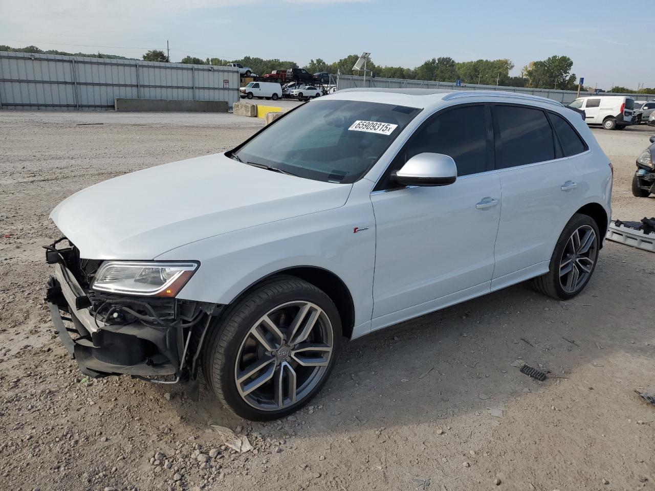 2015 Audi Sq5 Prestige White vin: WA1VGAFP9FA003469