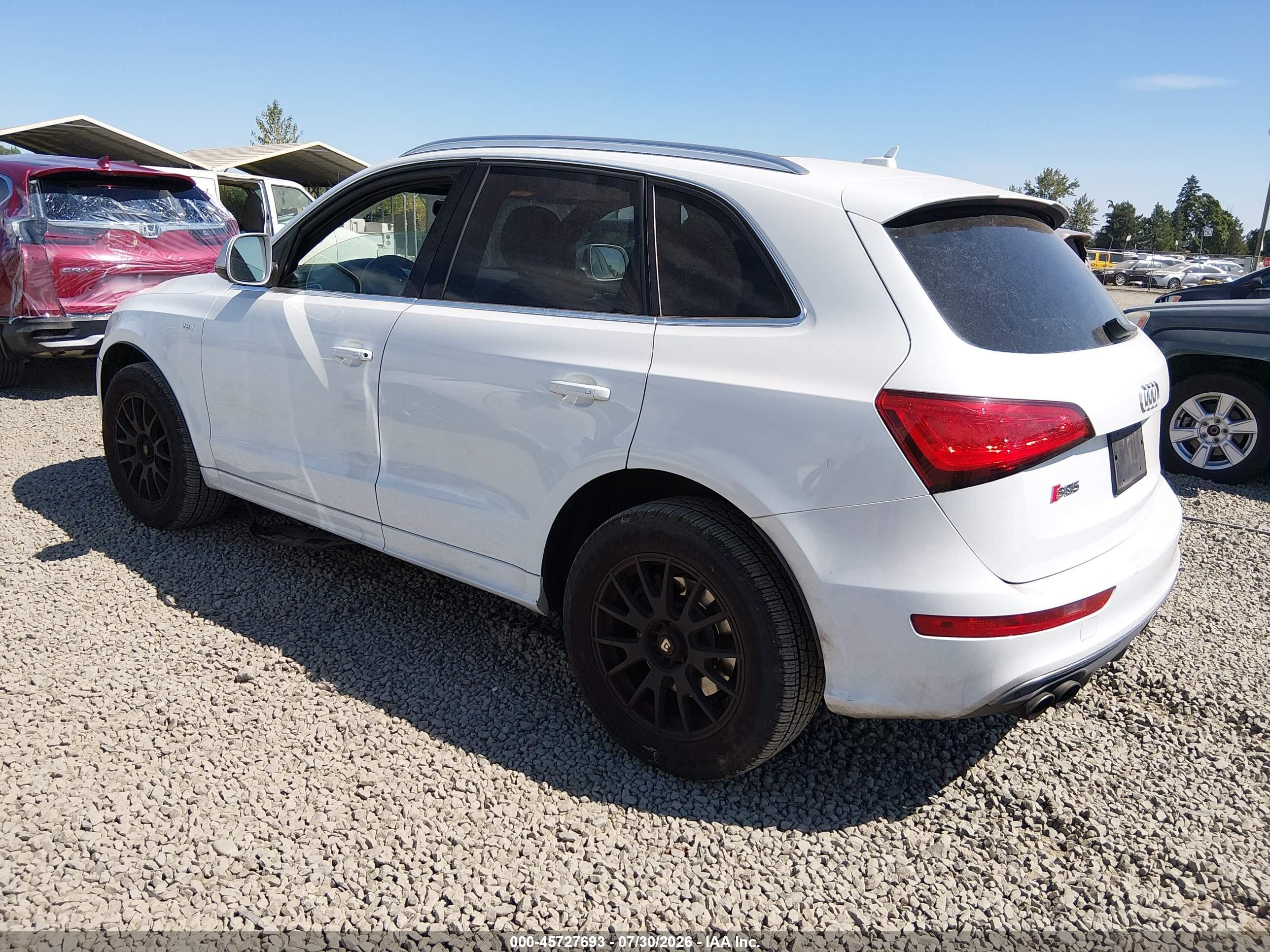 2014 Audi Sq5 3.0t Premium Plus White vin: WA1VGBFP8EA033860