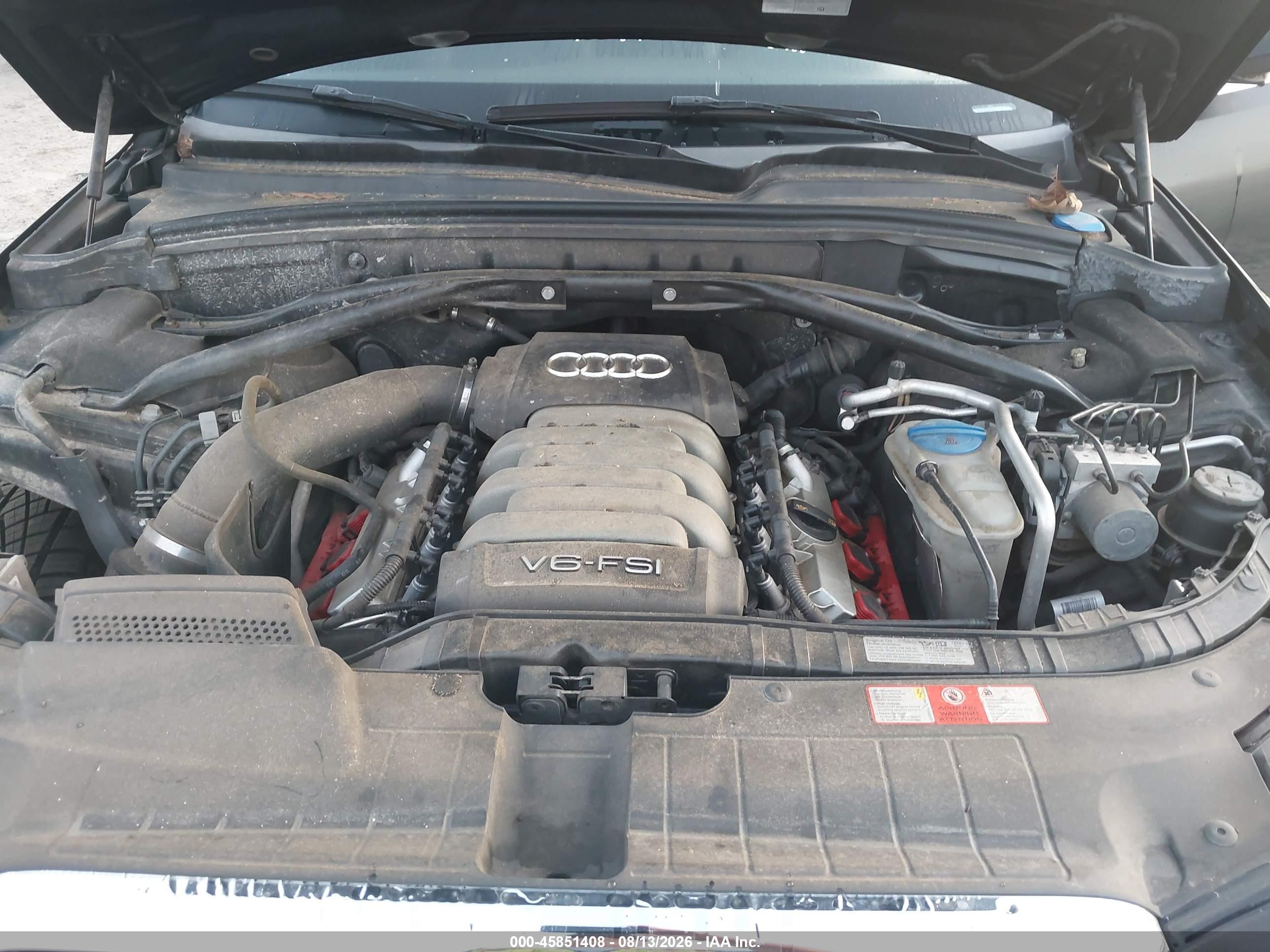 2010 Audi Q5 3.2 Premium Black vin: WA1VKAFP3AA076473