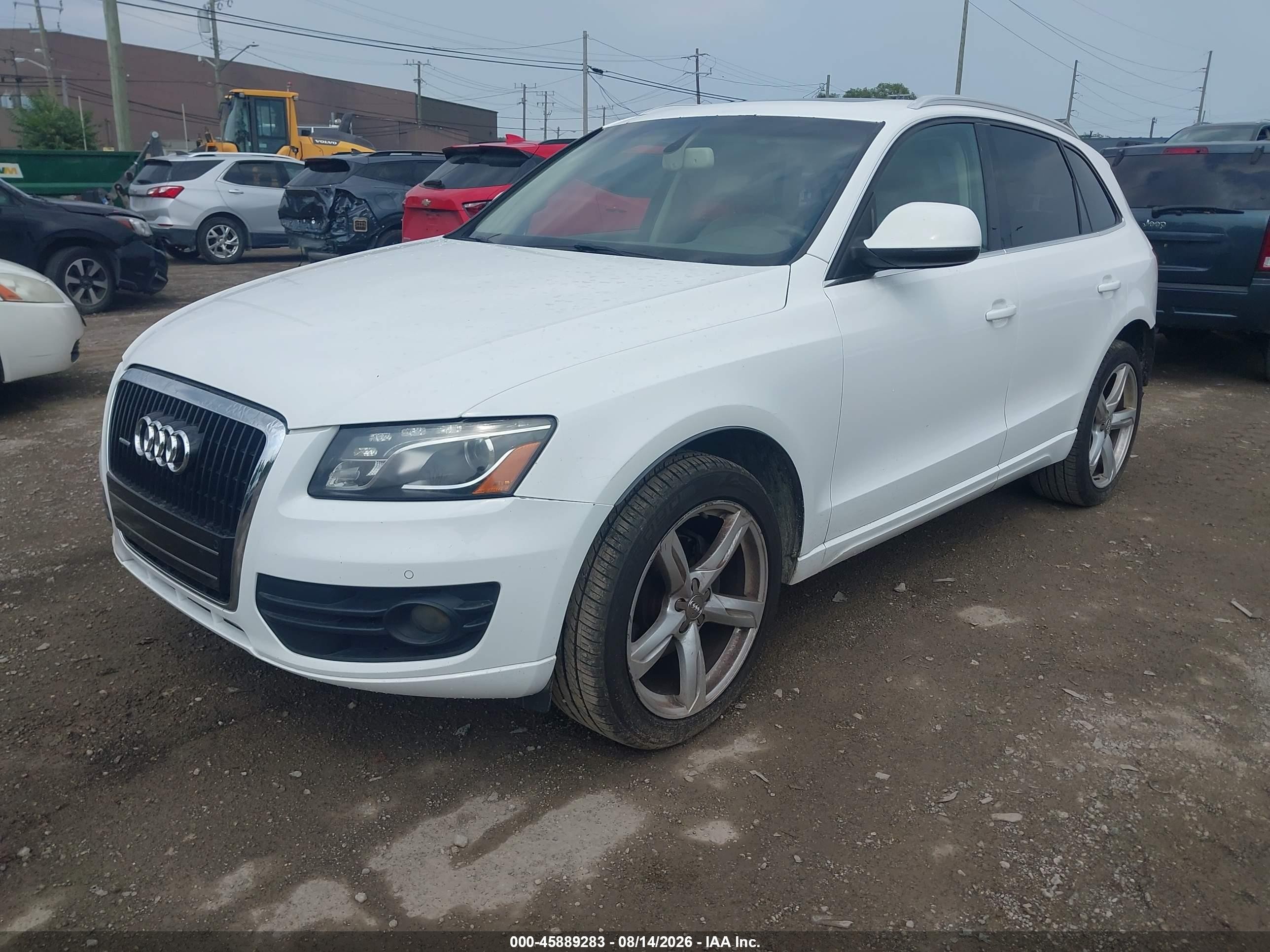 2010 Audi Q5 3.2 Premium Белый vin: WA1VKAFP8AA099232