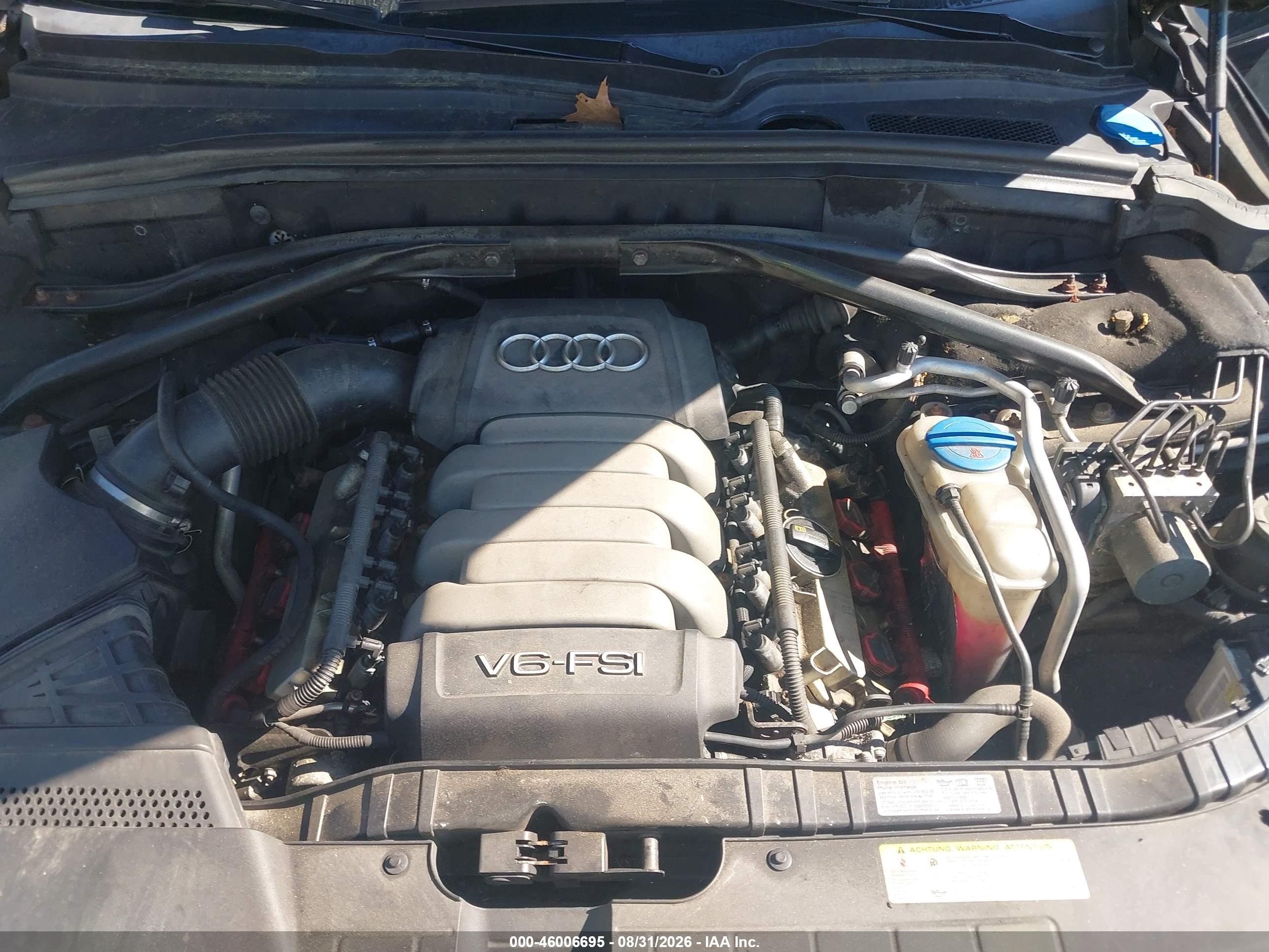 2010 Audi Q5 3.2 Premium Black vin: WA1VKAFPXAA108867
