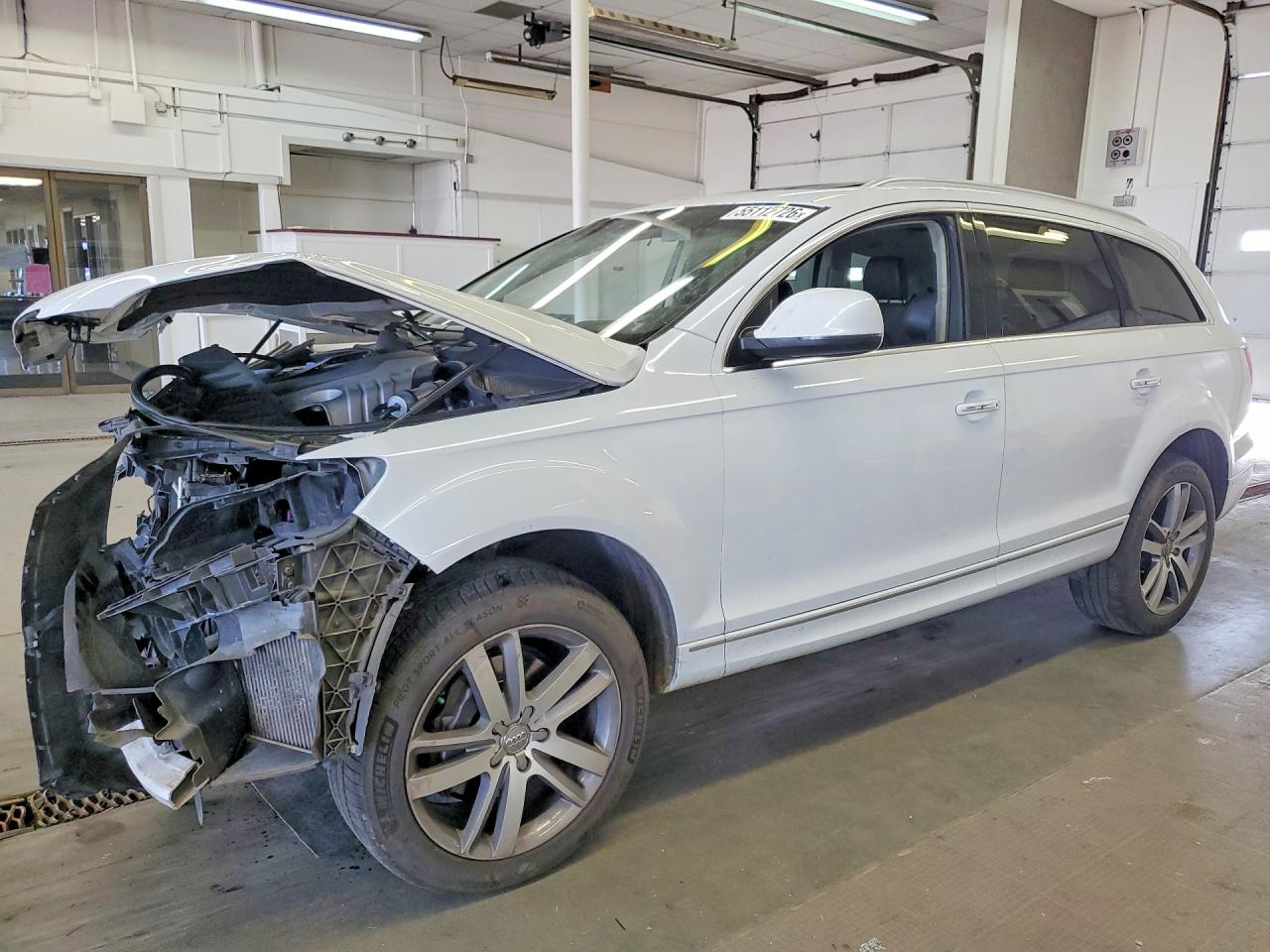 2013 Audi Q7 Prestige Белый vin: WA1VMAFE1DD015067