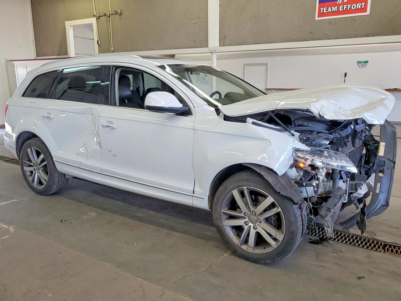 2013 Audi Q7 Prestige Белый vin: WA1VMAFE1DD015067
