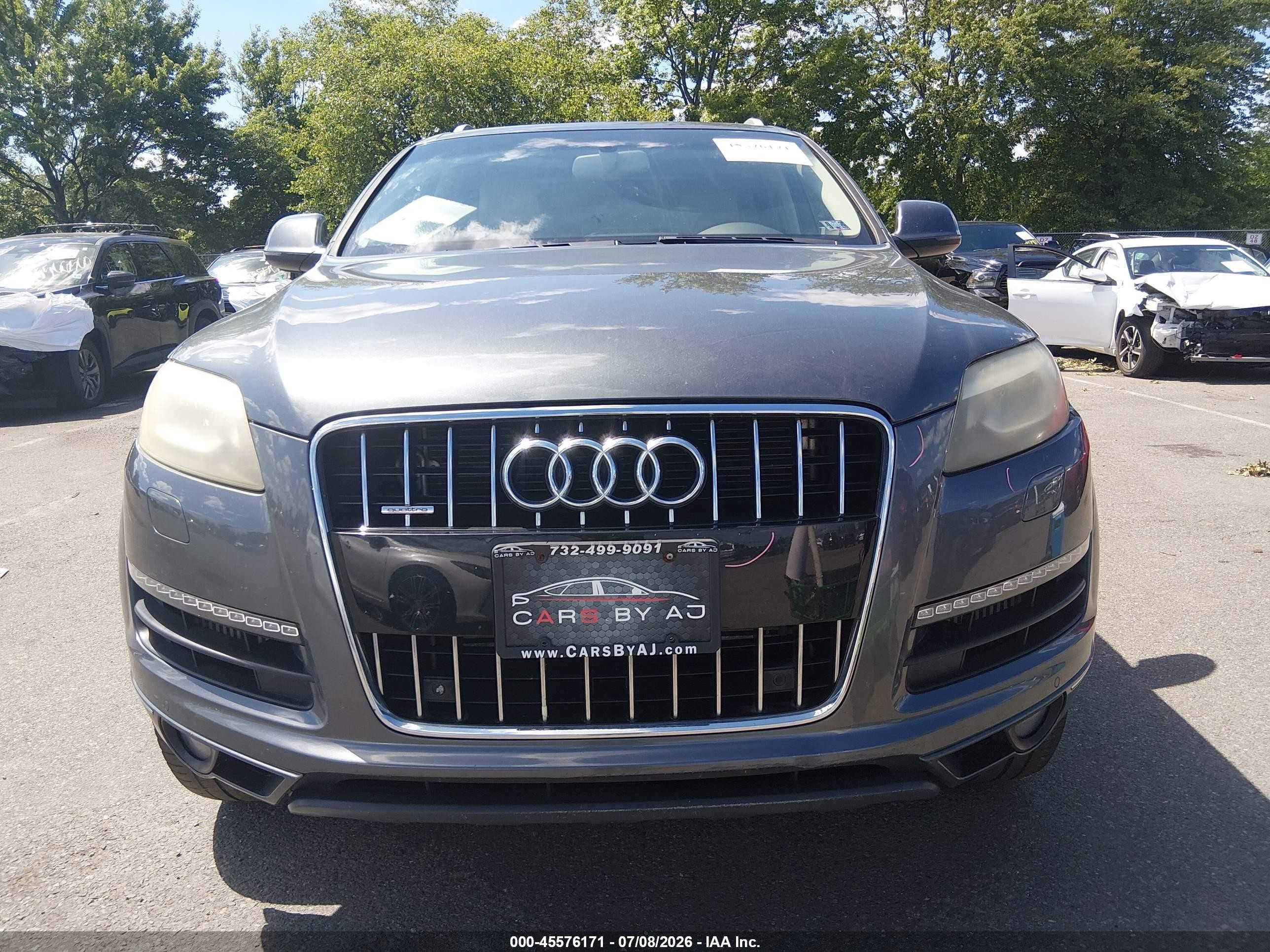 2012 Audi Q7 3.0 Tdi Premium Gray vin: WA1VMAFE2CD008336