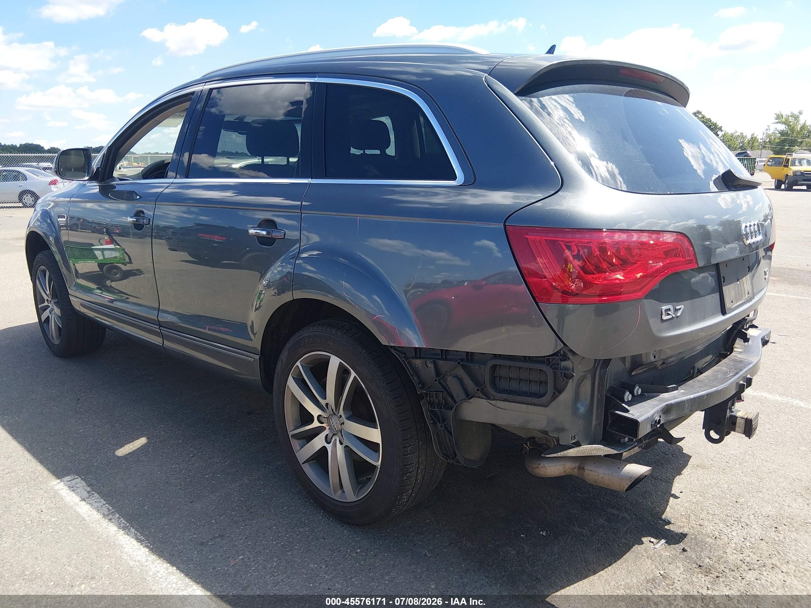 2012 Audi Q7 3.0 Tdi Premium Gray vin: WA1VMAFE2CD008336
