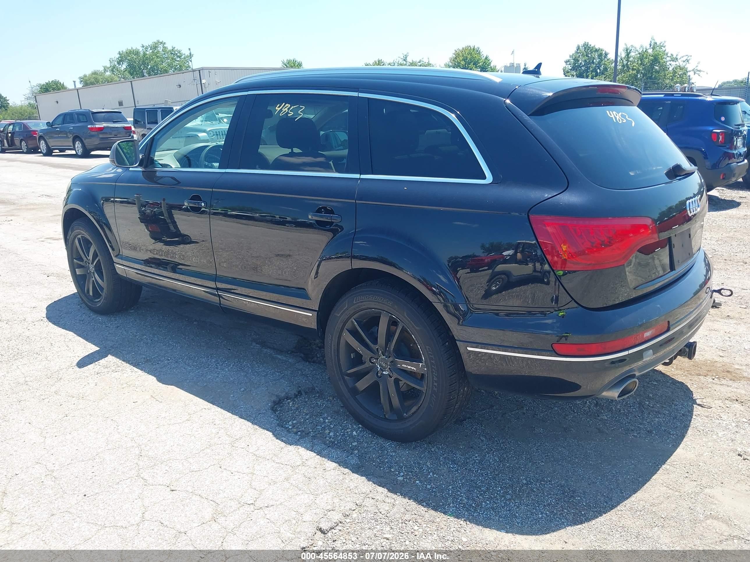 2013 Audi Q7 3.0 Tdi Premium Black vin: WA1VMAFE2DD015028