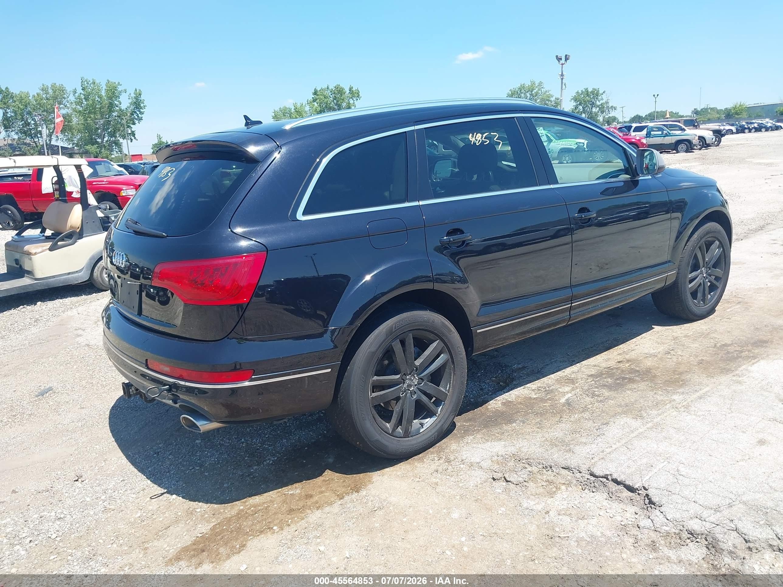 2013 Audi Q7 3.0 Tdi Premium Black vin: WA1VMAFE2DD015028