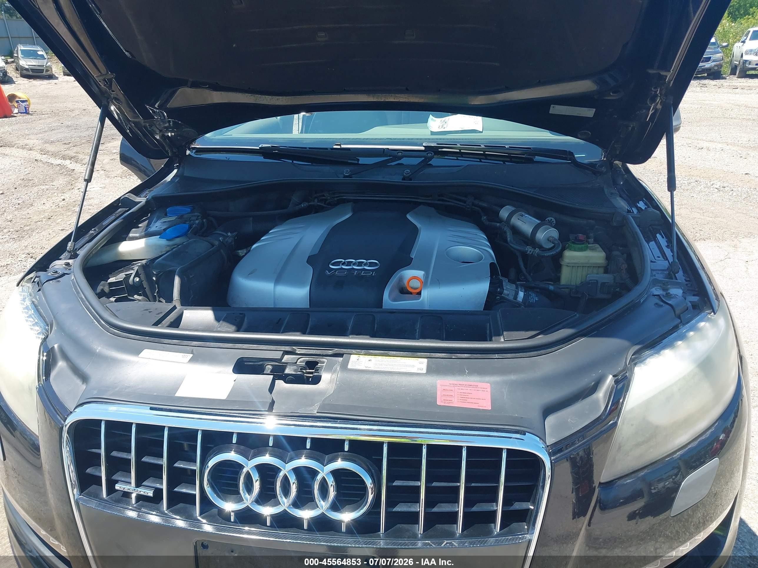 2013 Audi Q7 3.0 Tdi Premium Black vin: WA1VMAFE2DD015028