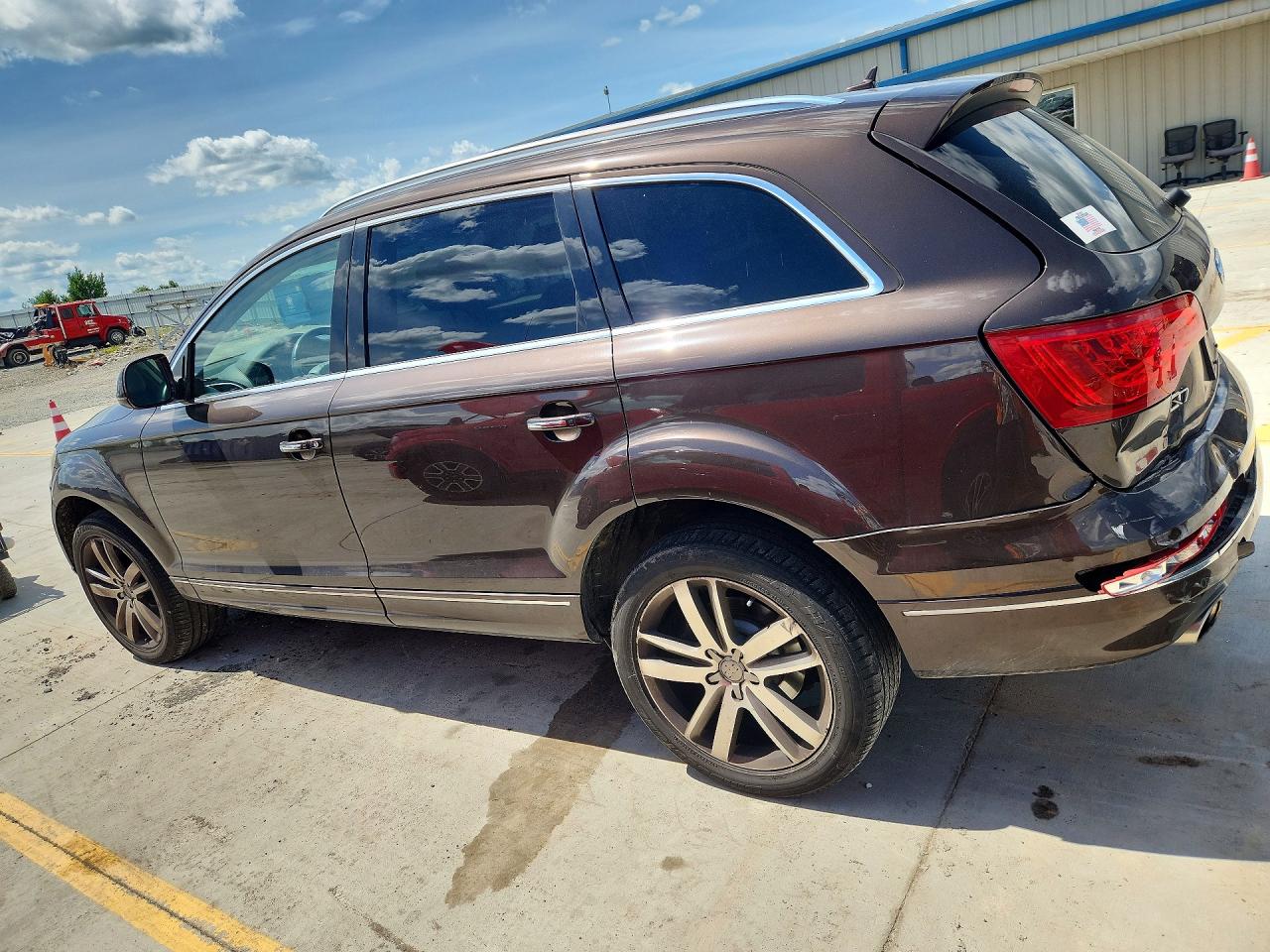 2014 Audi Q7 Prestige Brown vin: WA1VMAFE2ED006878